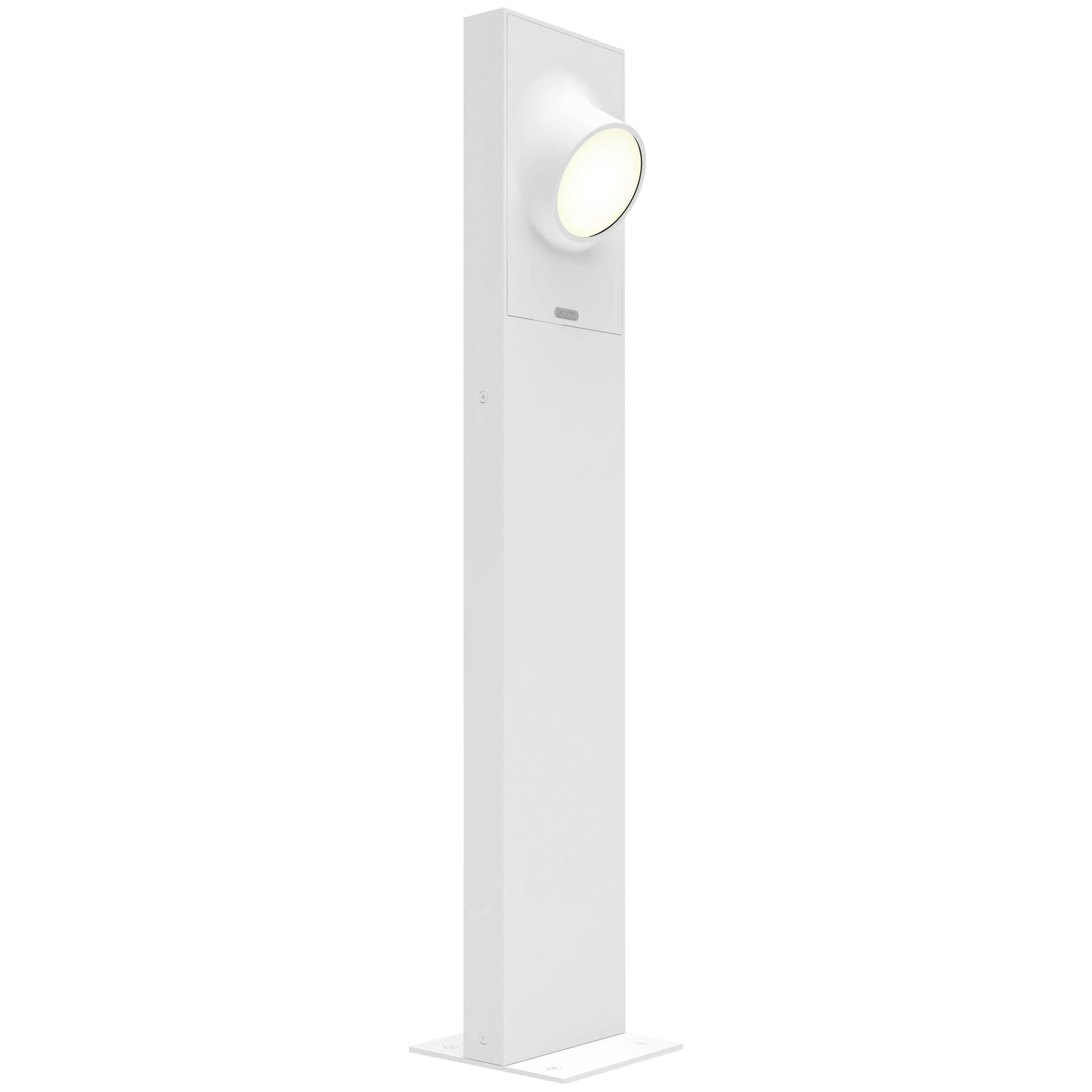 Artemide Ciclope 90 Unilateral Floor Light in White by Alessandro Pedretti