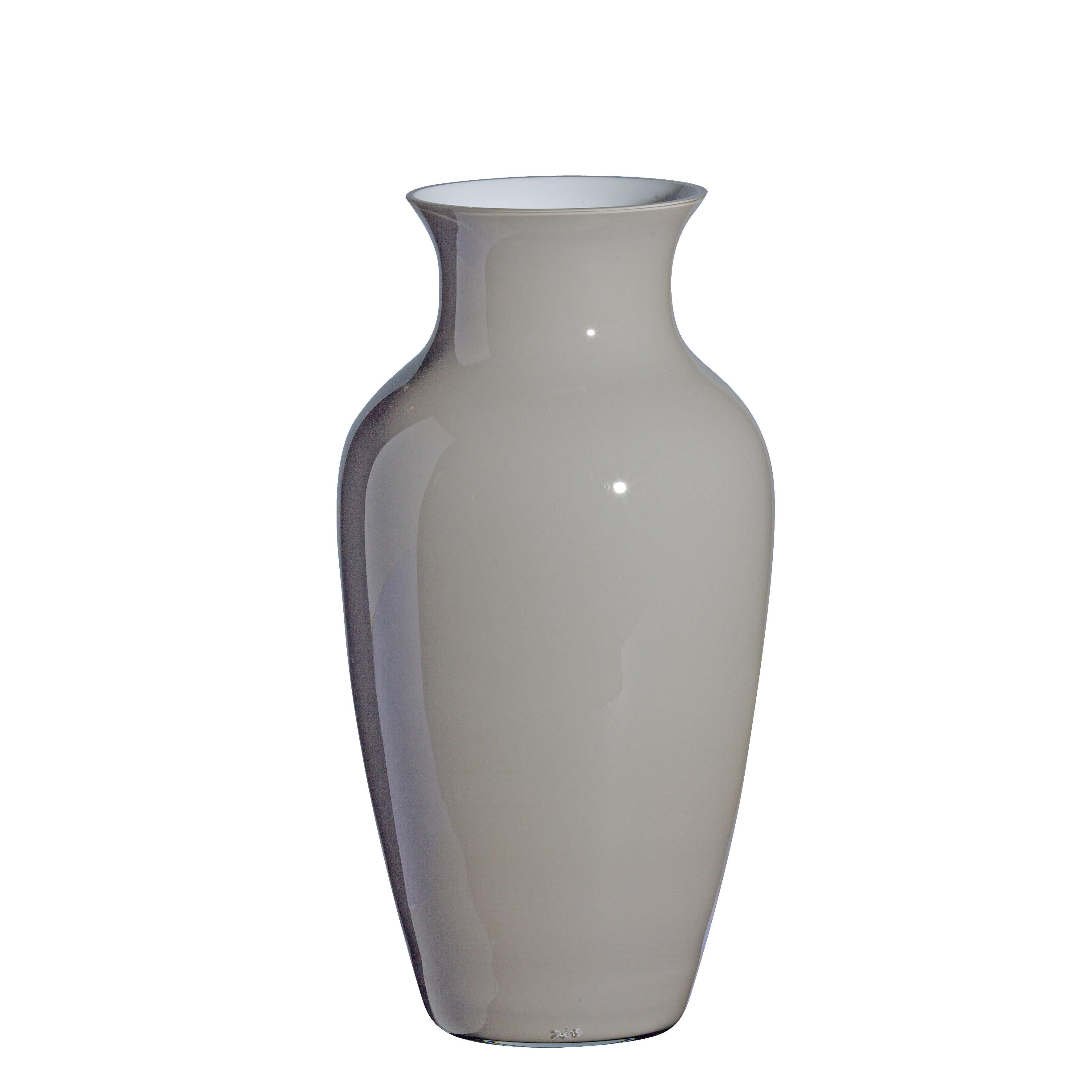 Small I Cinesi Vase in Grey by Carlo Moretti For Sale