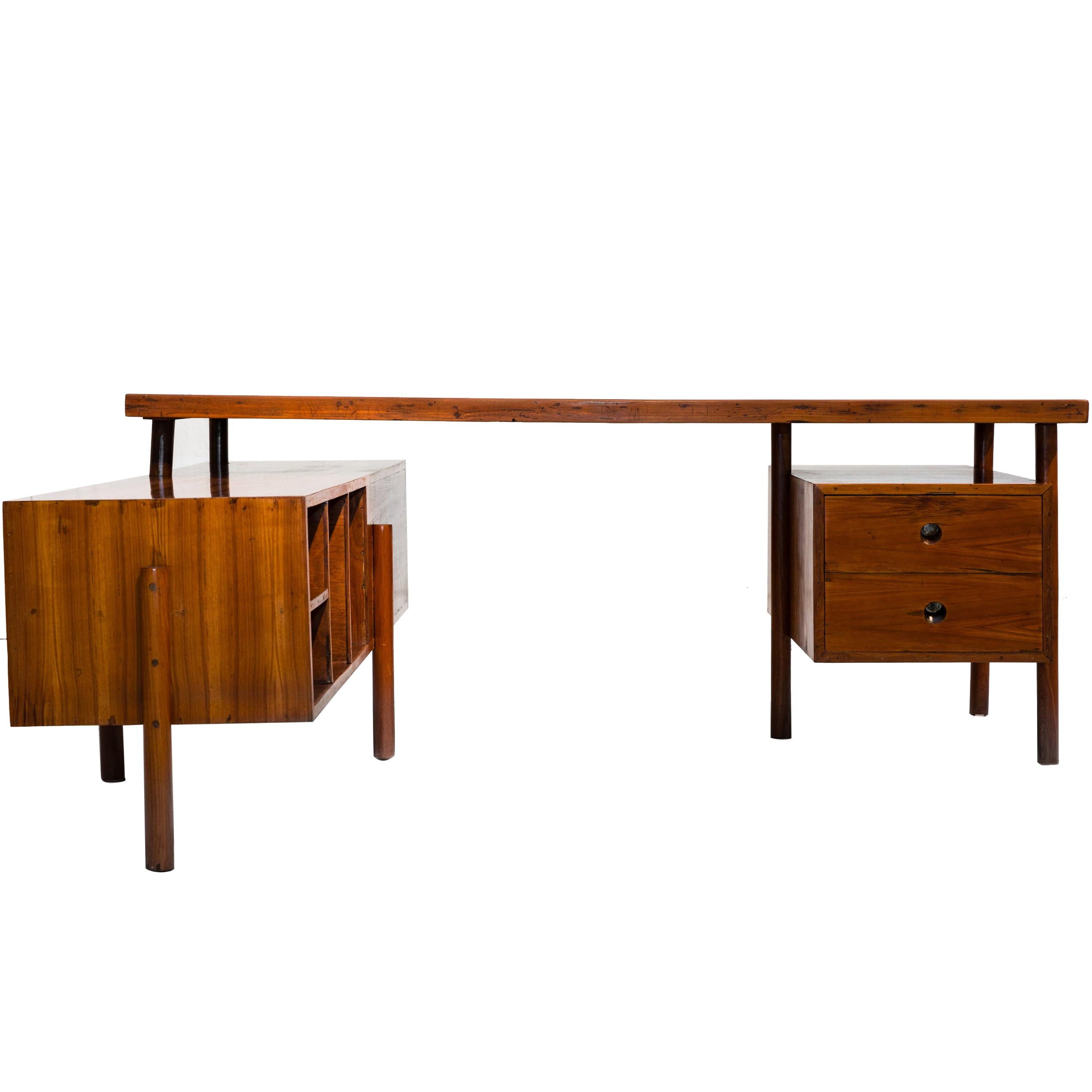 Administrative Desk by Pierre Jeanneret For Sale