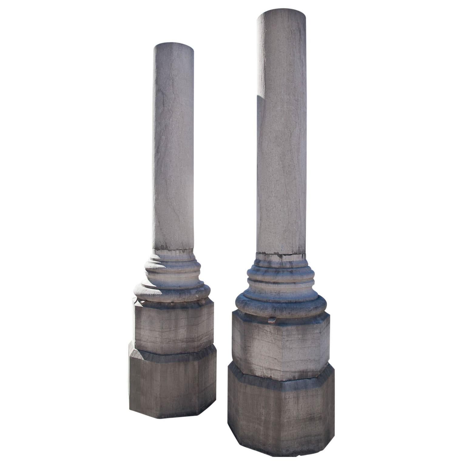 Monumental Pair of Columns