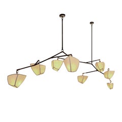 Bamboo Cassiopeia 8: 2A3B3C Mobile Chandelier, handmade by Andrea Claire Studio