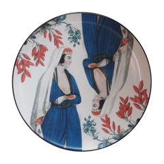 Sultan's Journey Valide Porcelain Plate by Patch NYC for Les-Ottomans