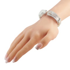 David Webb Platinum, 18K Gold 2.20ct Diamond Night Cuff Bracelet DW25-020426