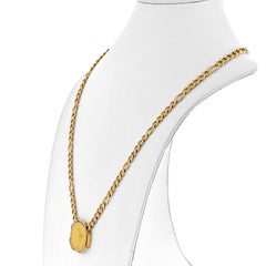 David Webb Platinum & 18K Yellow Gold Liberty Head Coin Necklace