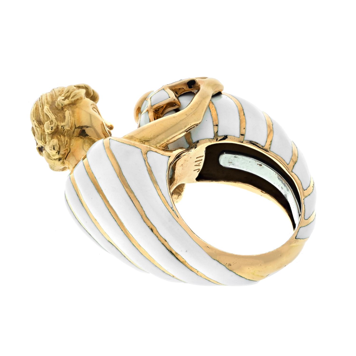 virgo gold ring