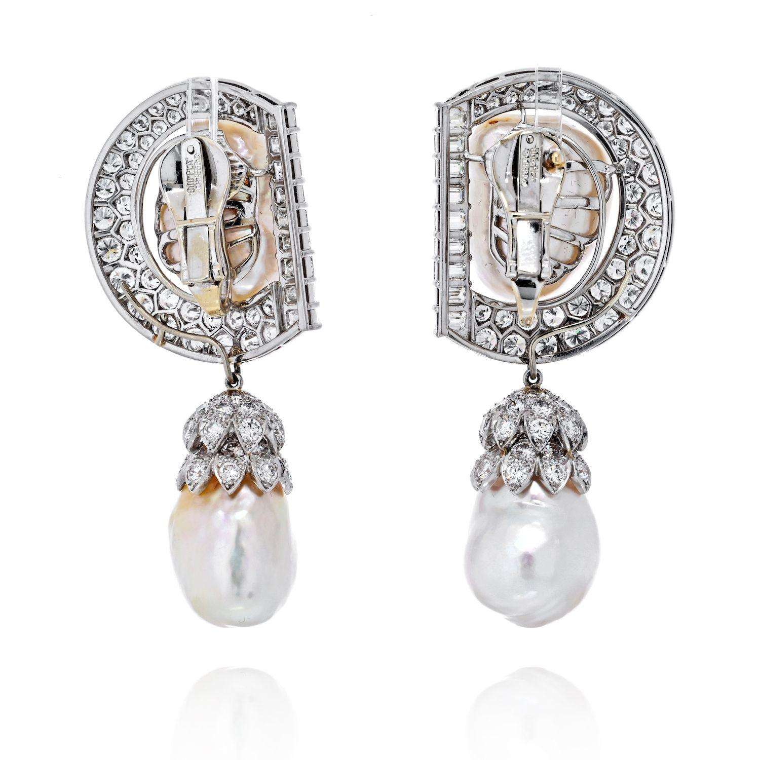 engineered diamond earrings