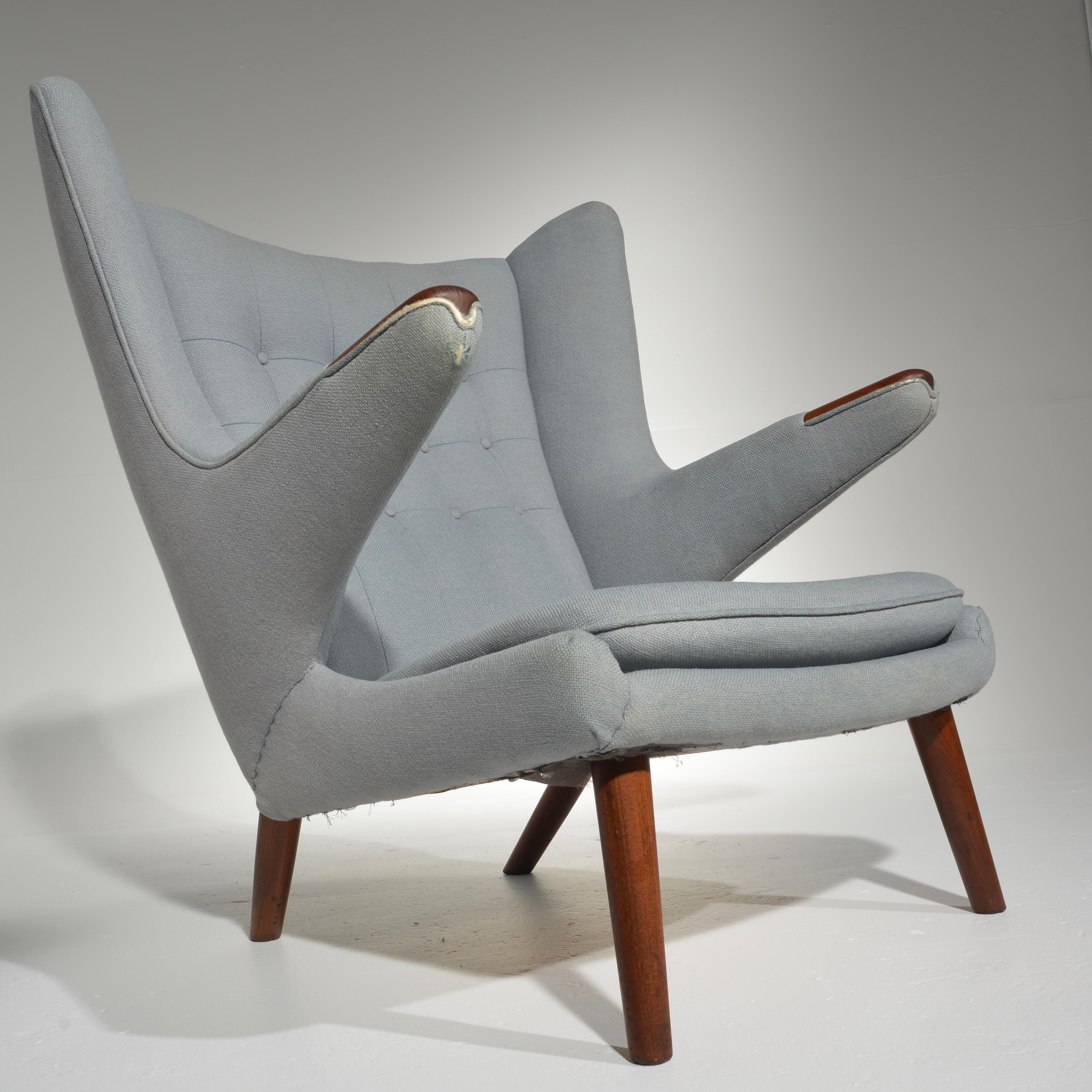 Scandinavian Modern Papa Bear Chair, Model AP 19, by Hans J. Wegner for A.P. Møbler