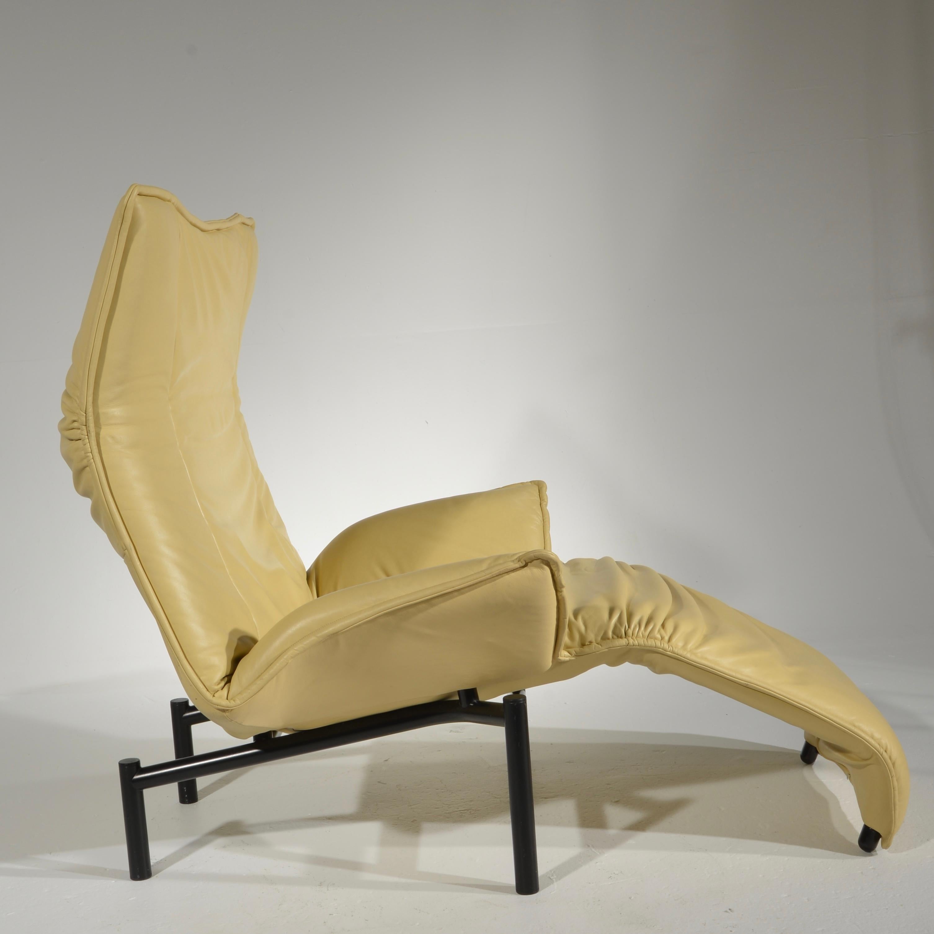 Late 20th Century Veranda Lounge Chair by Vico Magistretti for Cassina