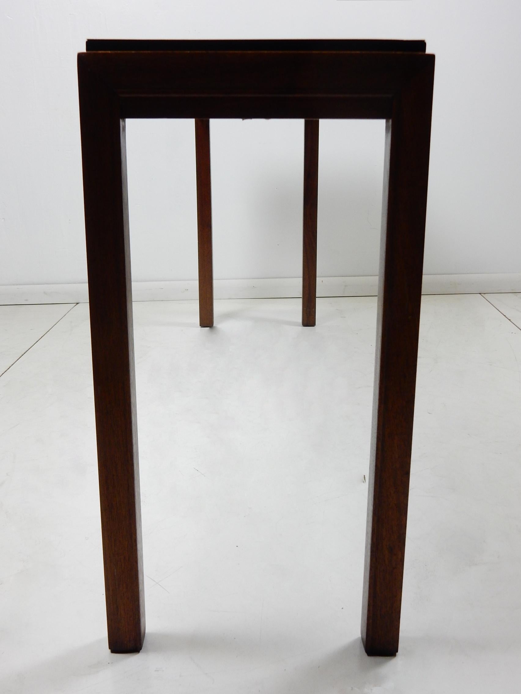 Surrealist Etched Bronze Console Sofa Table in the style of Phillip LaVerne 3