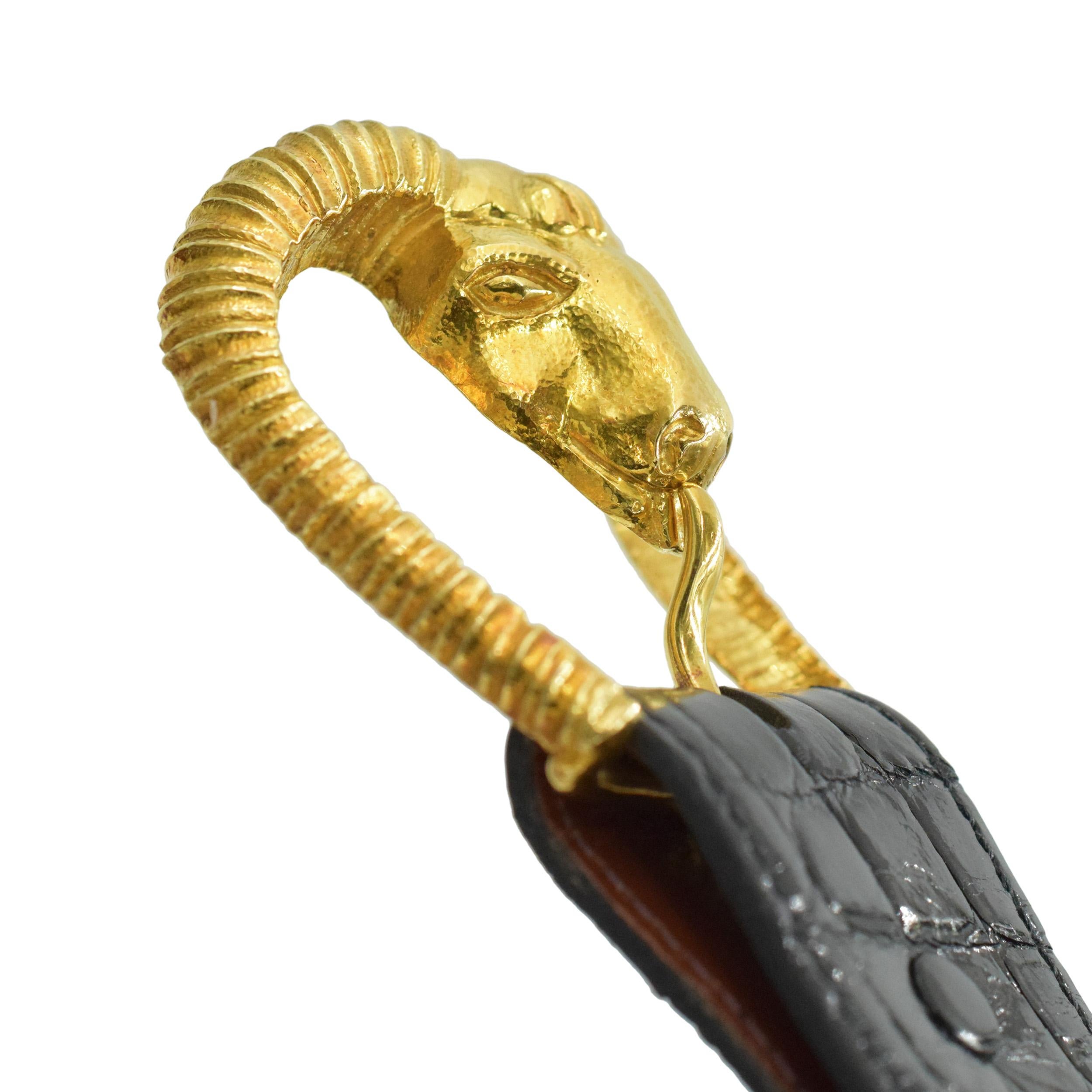 ram skull belt buckle