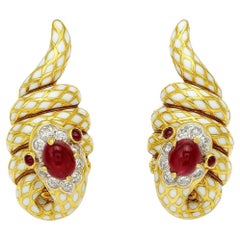 Ruby Clip-on Earrings