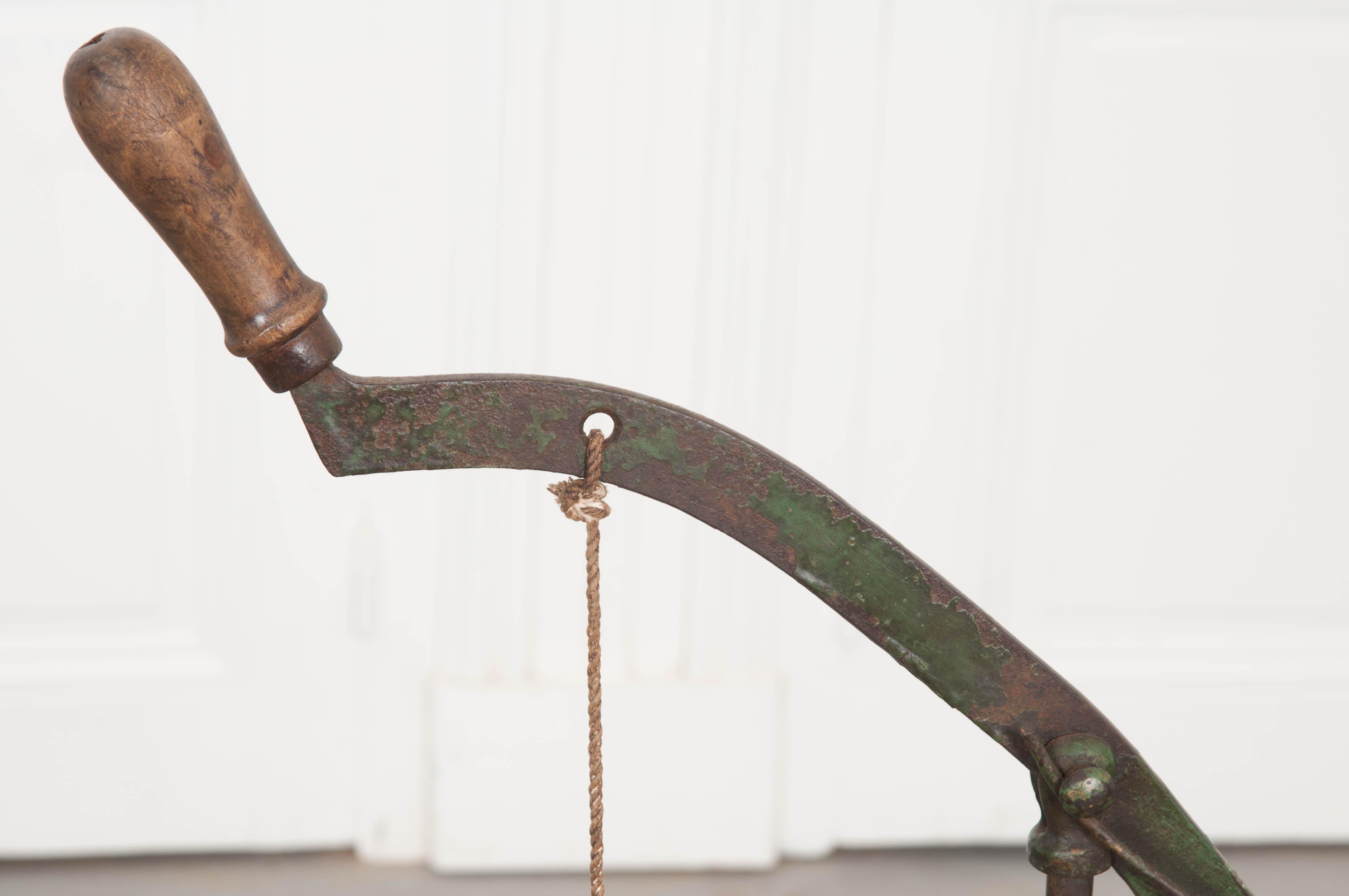 French 19th Century Painted Iron Wine Corker 3