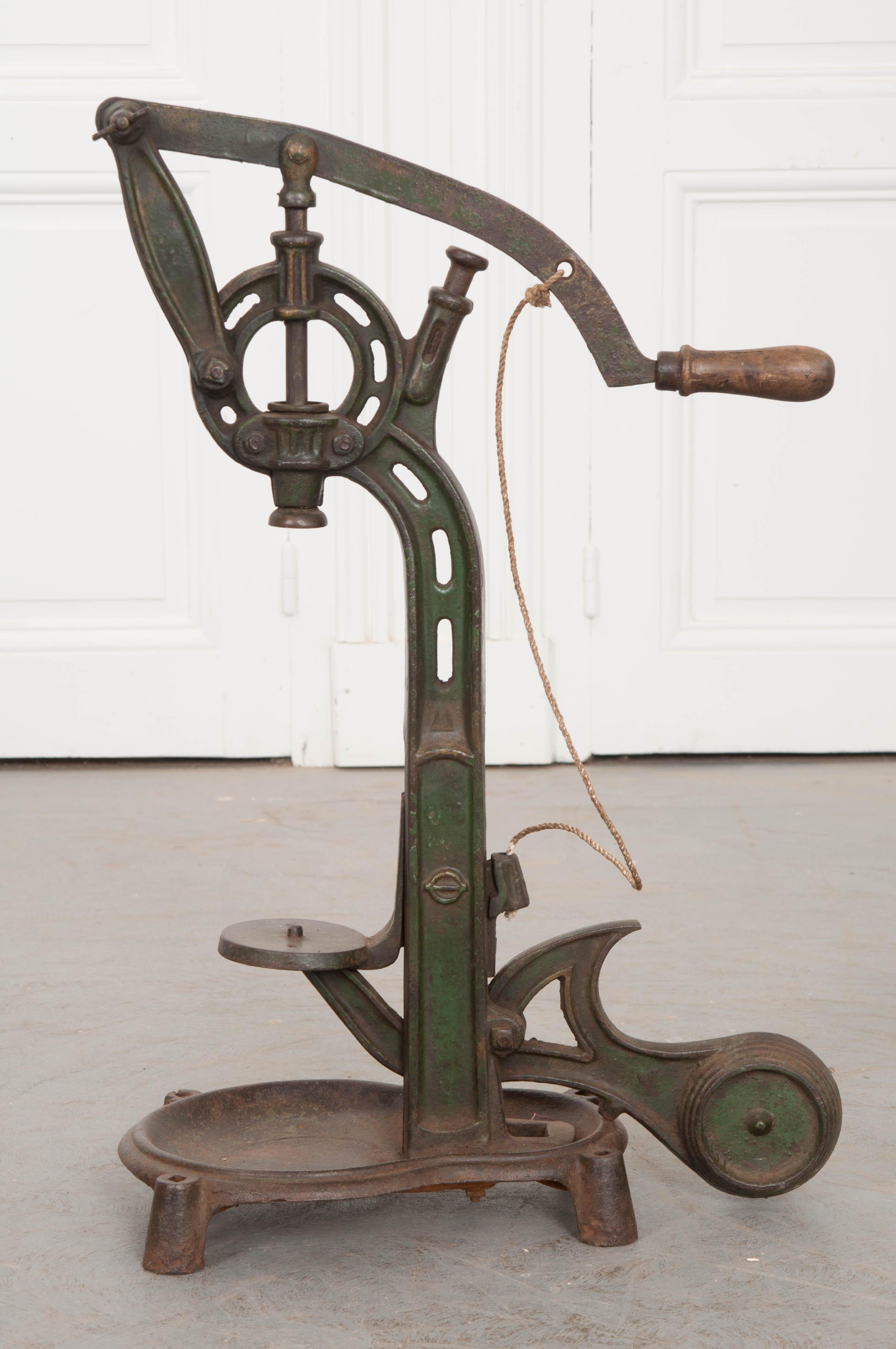 French 19th Century Painted Iron Wine Corker 6