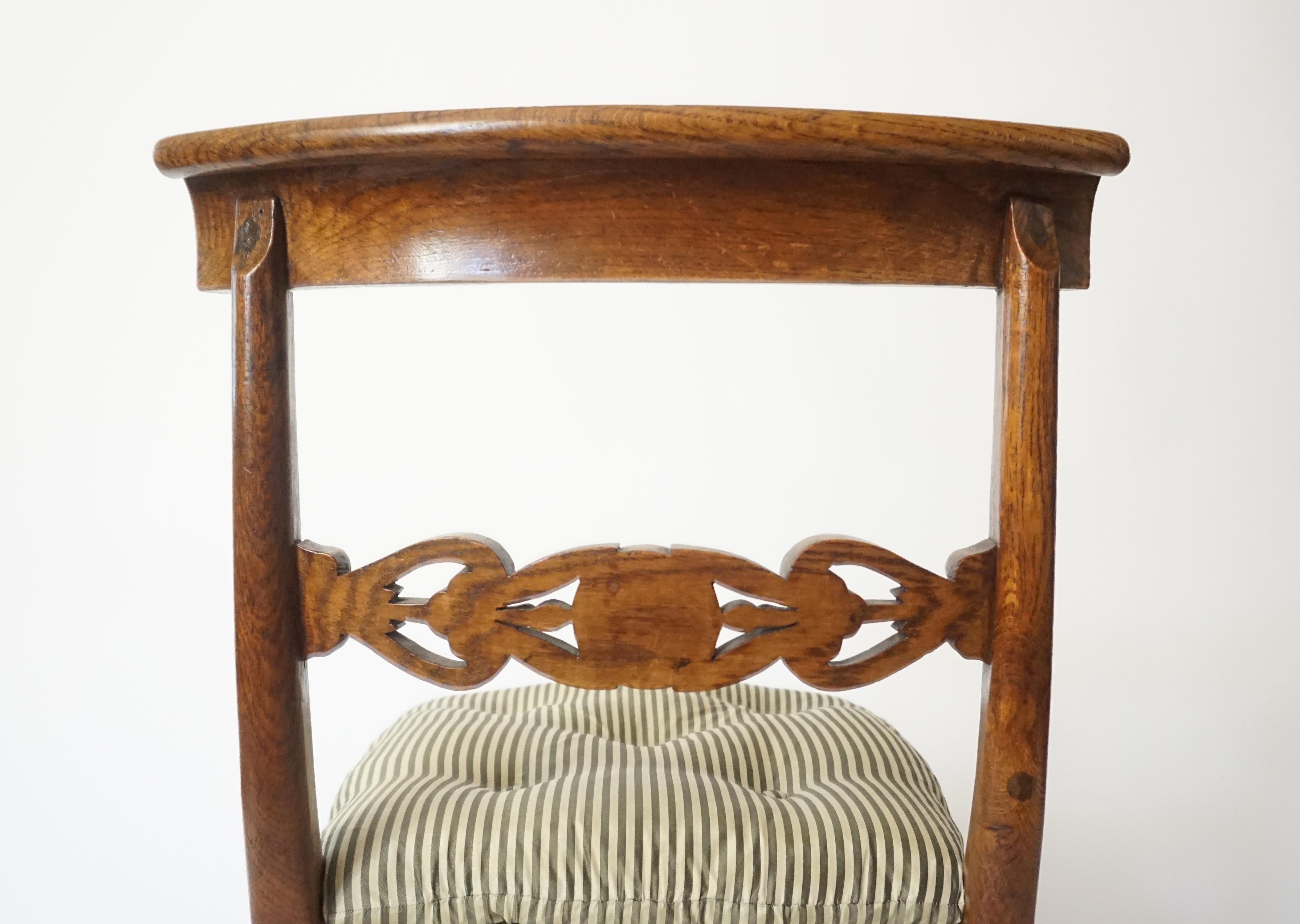 Ebony Chairs by George Bullock, Set of 4, England, 1816