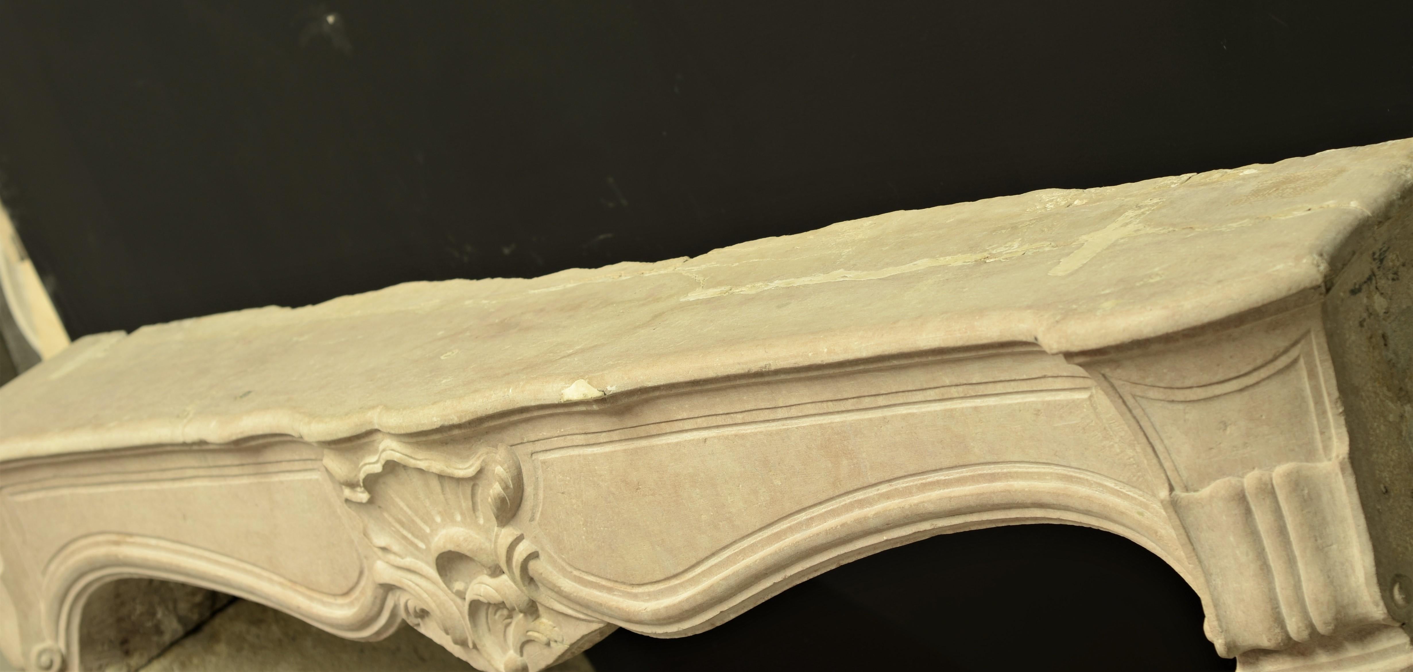 Antique Fireplace Mantel from France For Sale 3