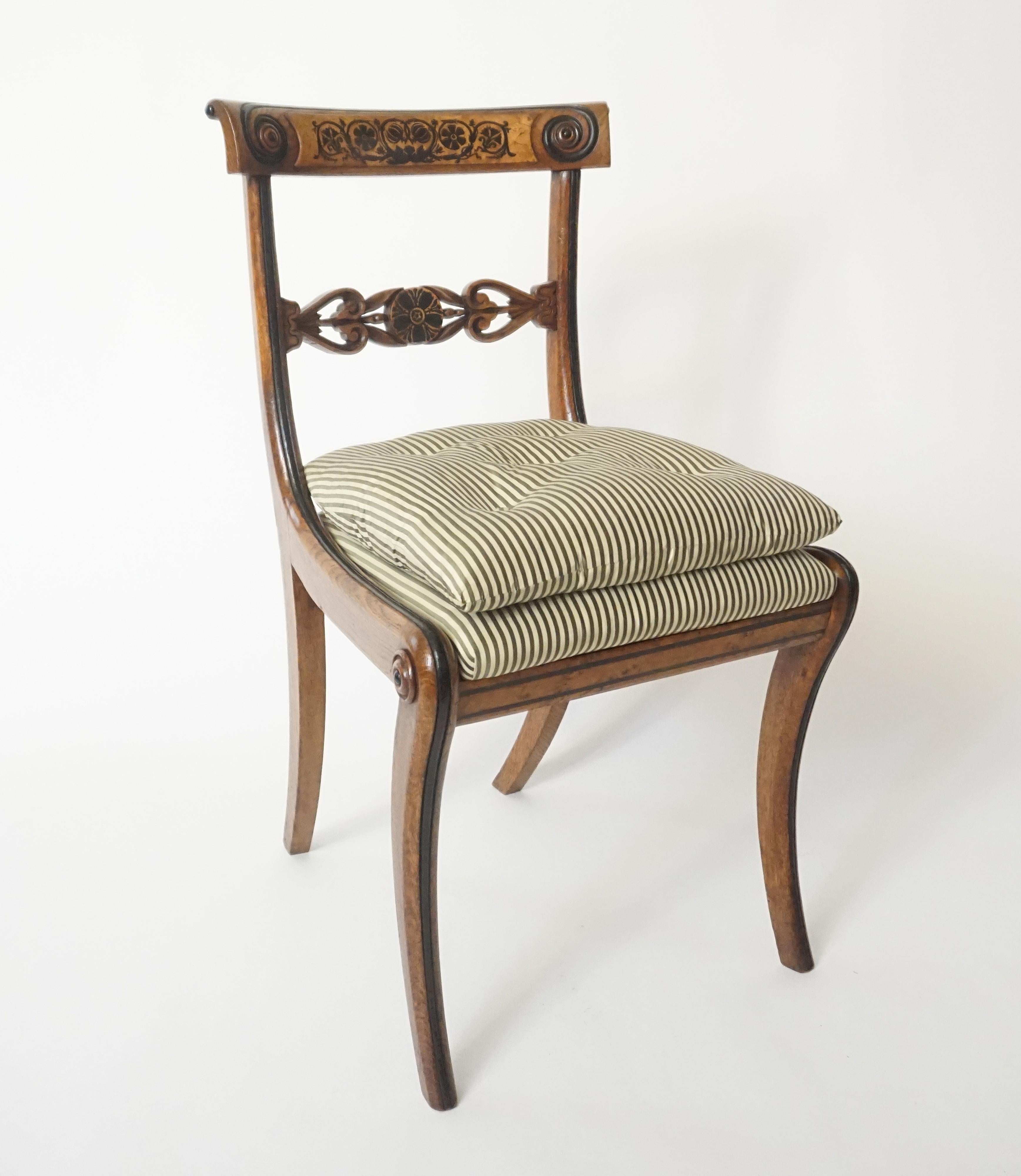 Chairs by George Bullock, Set of 4, England, 1816 3