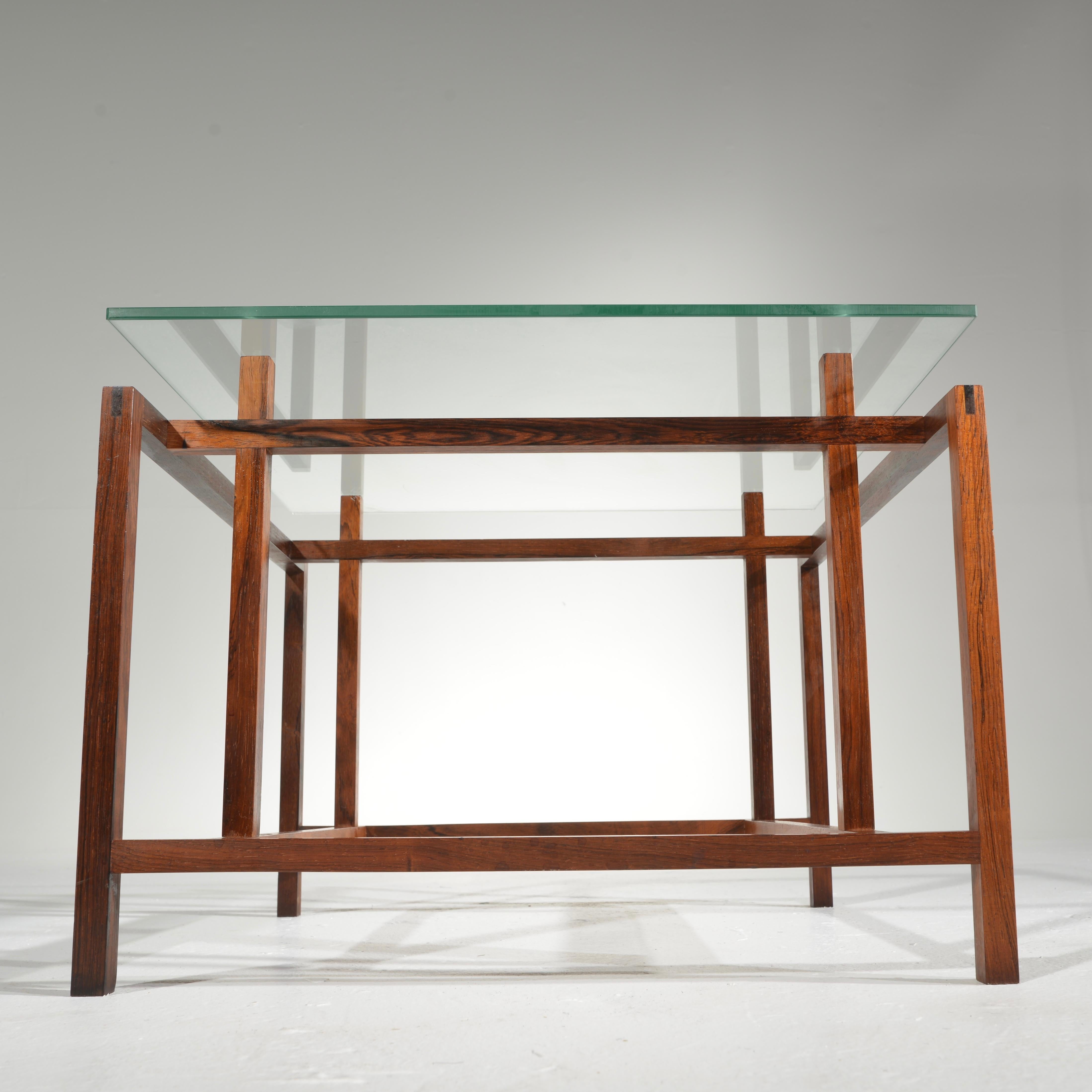 Danish Rosewood Side Table by Henning Norgaard for Komfort 7