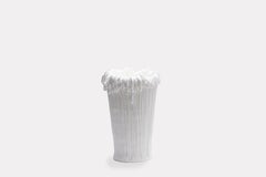 Established & Sons Frillo Vase with Handcrafted White Piping by Alessandro Ciffo