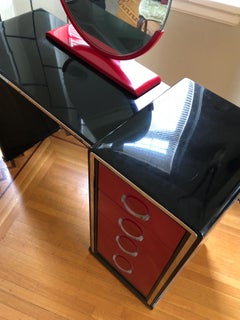 Art Deco Style Enamel Vanity