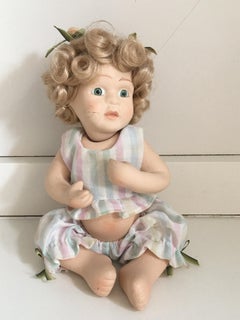 Midcentury Antique Bisque Porcelain Doll