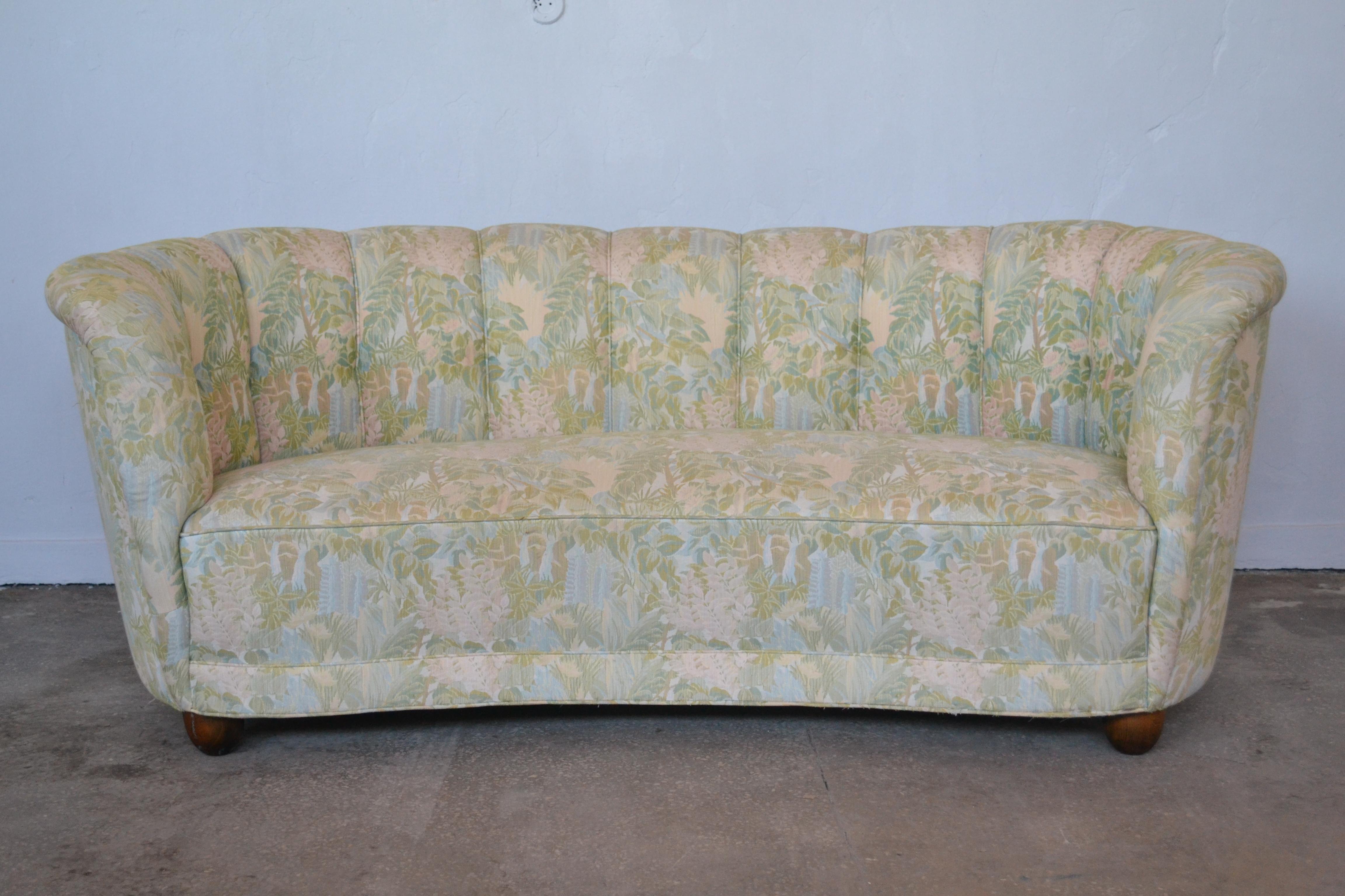 This Danish sofa from the 1940s remains in original condition throughout.
