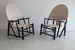 Pair of "Hoop" Chairs by Piero Palange & Werther Toffoloni
