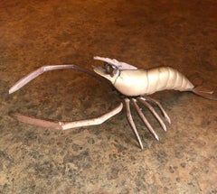 Brass Lobster Sculpture