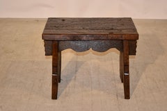 19th Century Bog Oak Bench