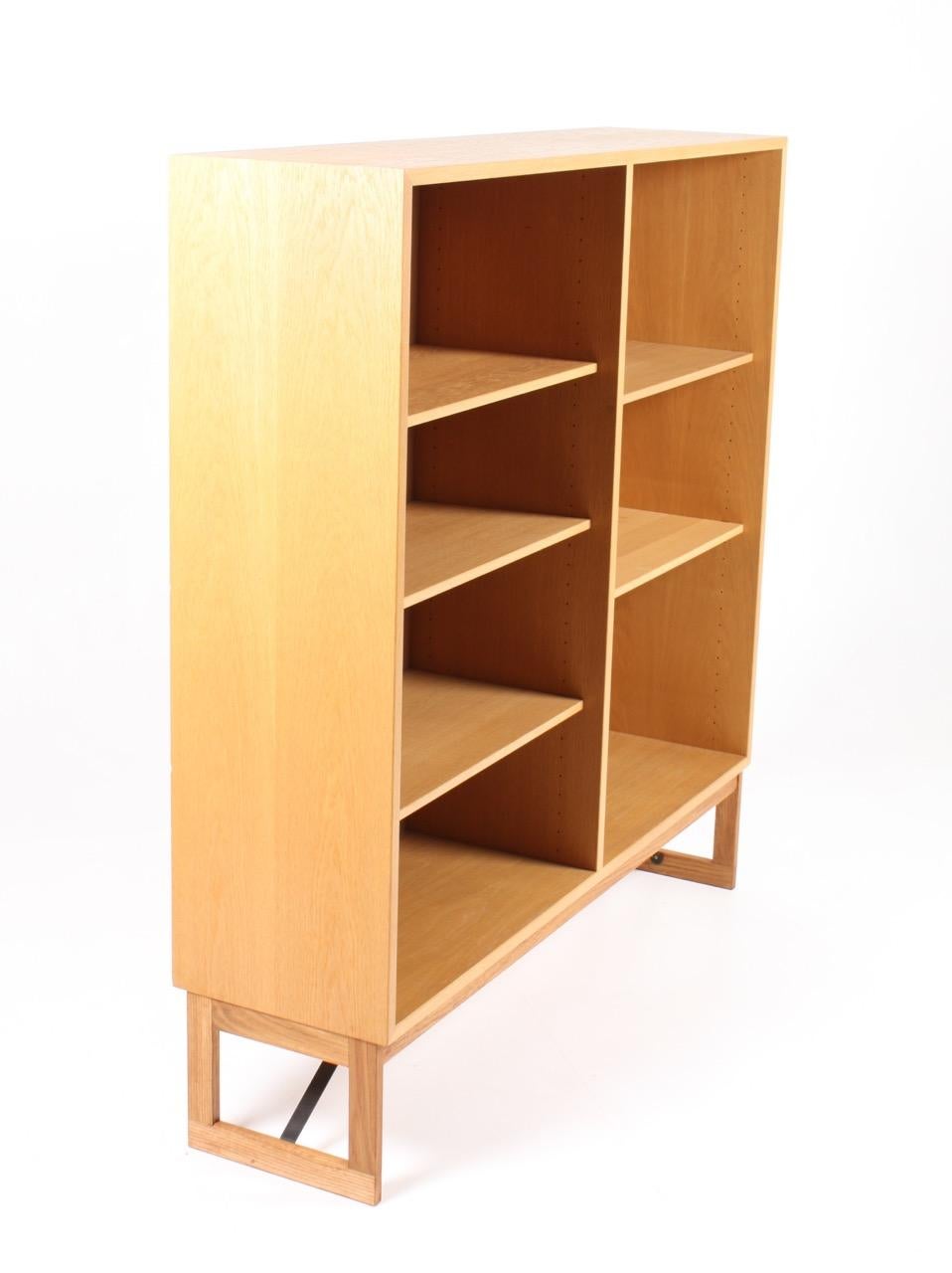 Scandinavian Modern Oak Bookcase by Børge Mogensen