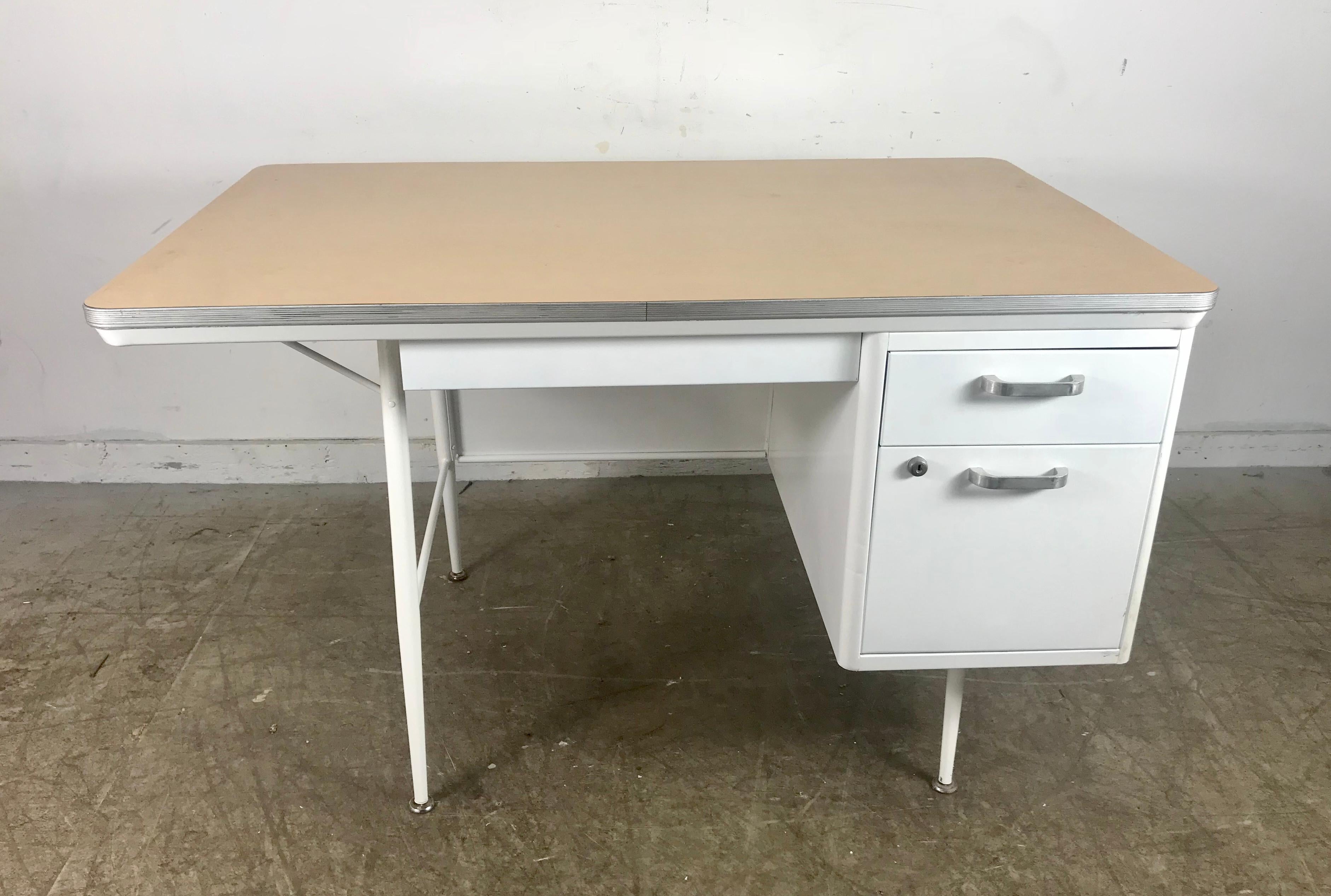 industrial steel desk