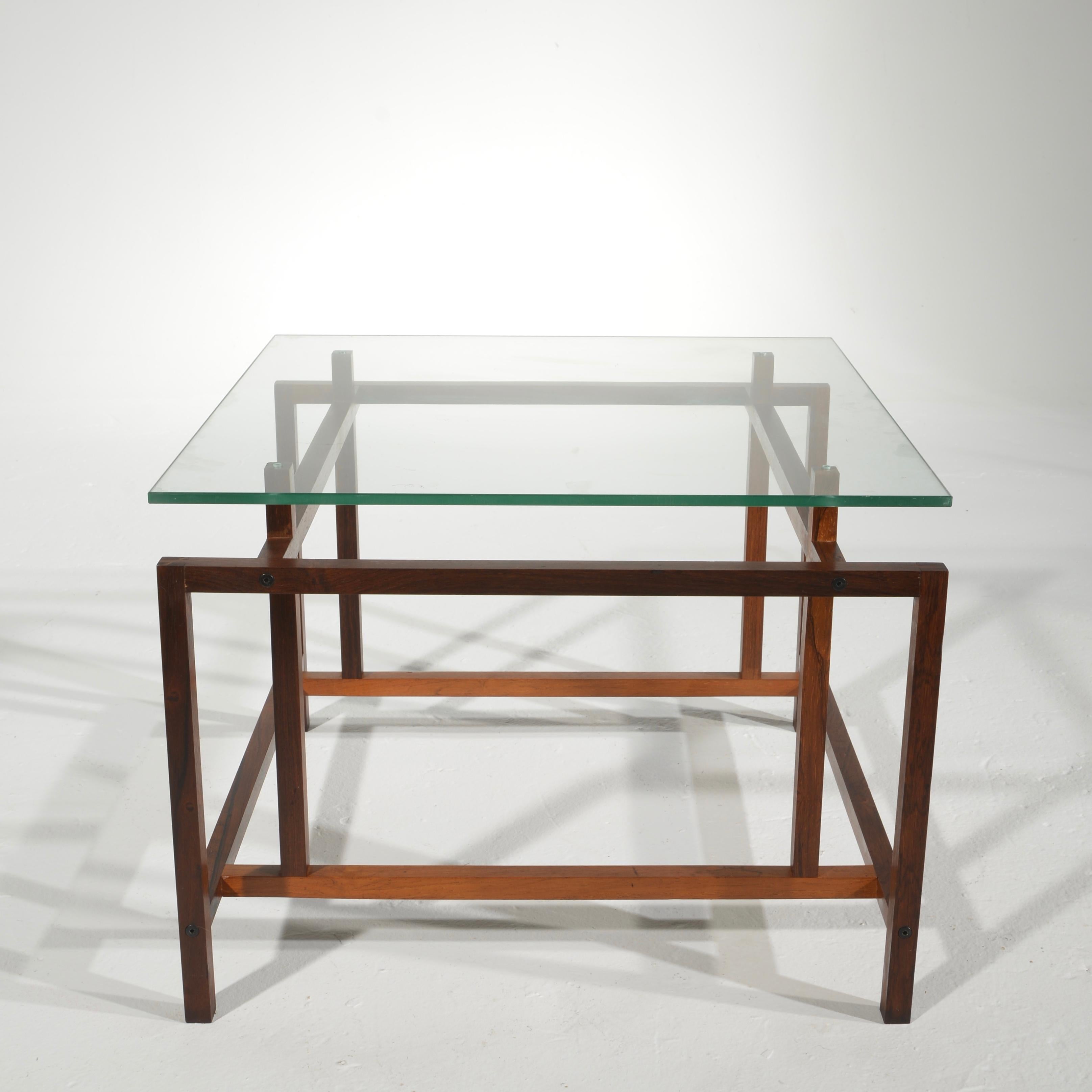 Scandinavian Modern Danish Rosewood Side Table by Henning Norgaard for Komfort