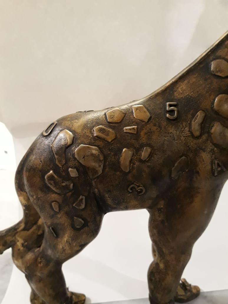 metal art giraffe