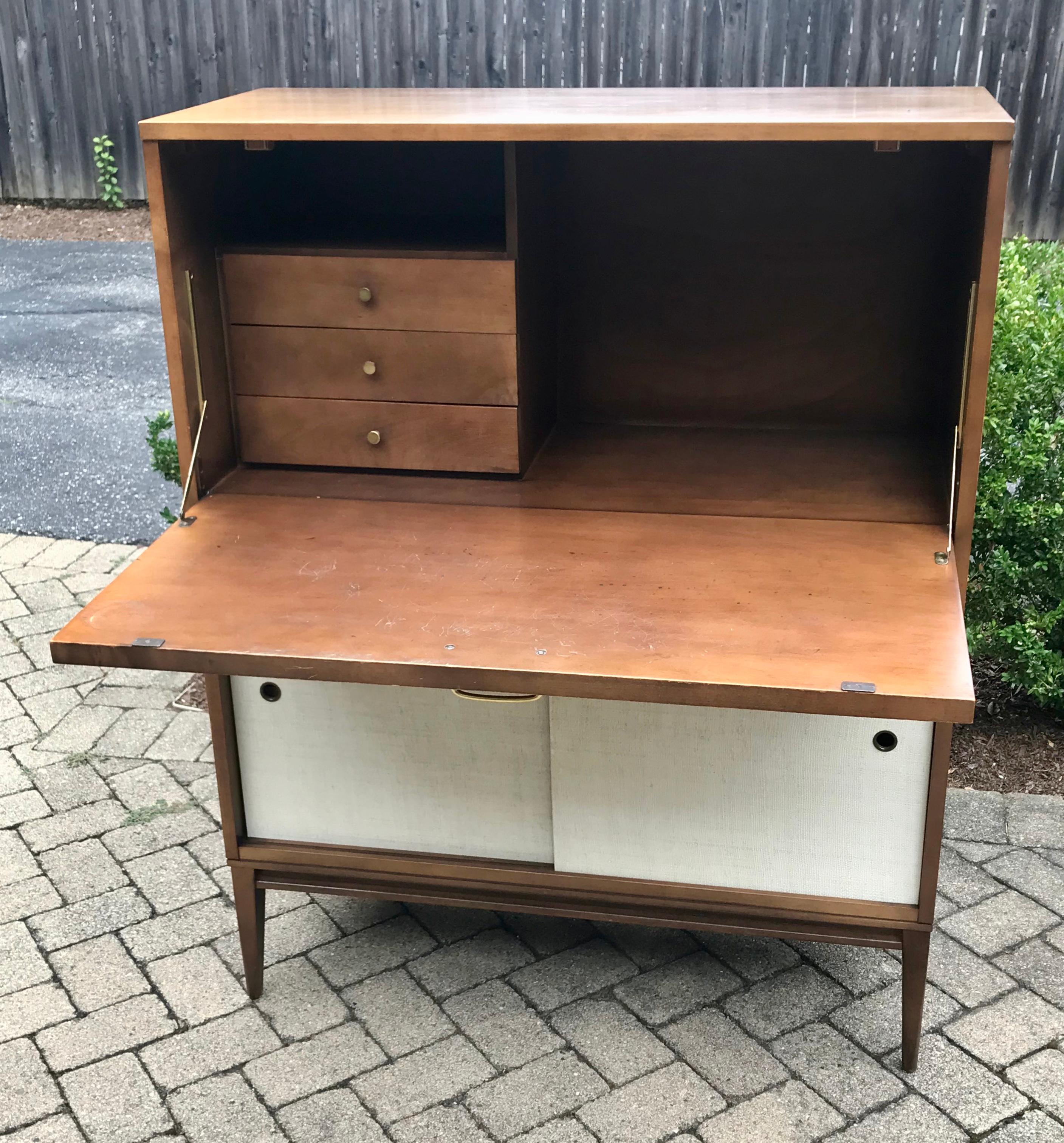 drop lid desk cabinet