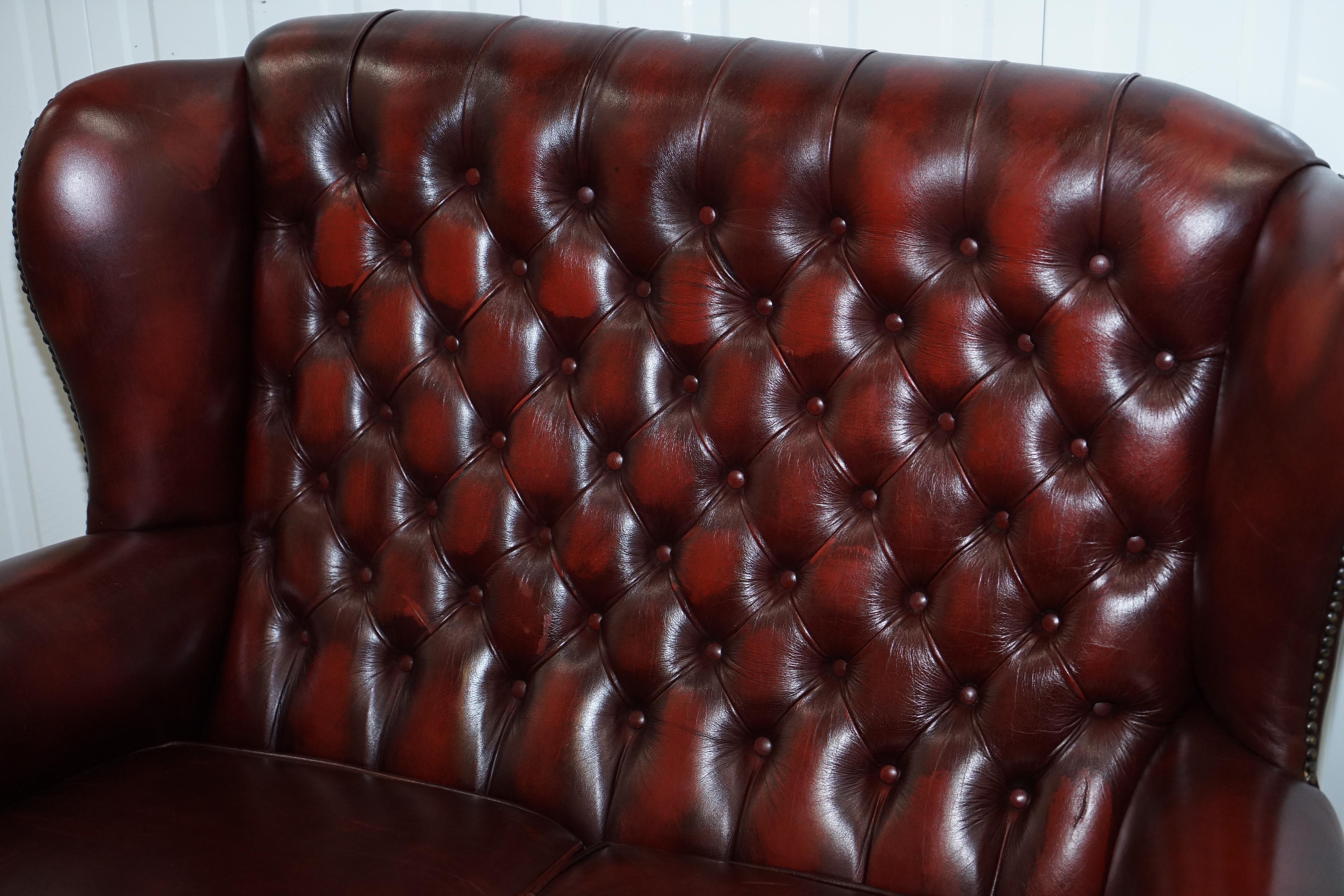 oxblood leather furniture