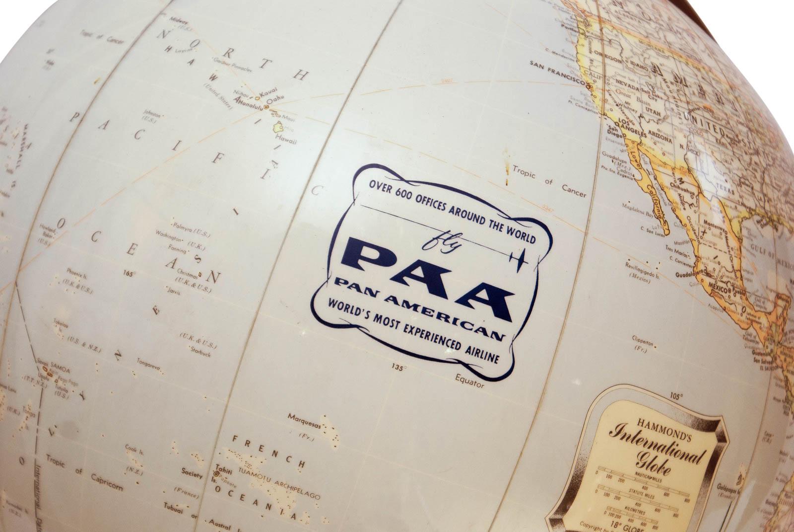 American Iconic Pan Am Globe, circa 1950s