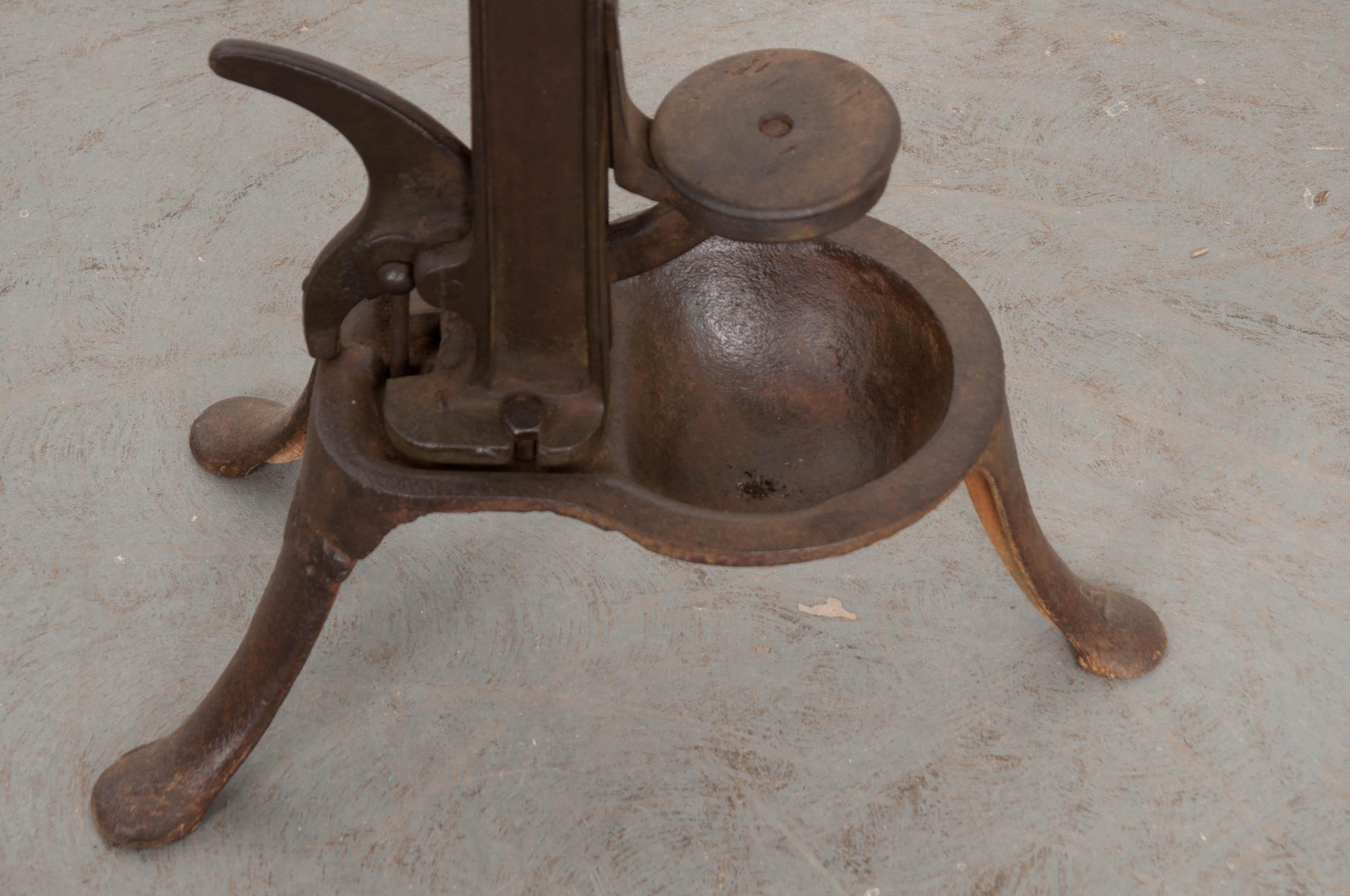 French 19th Century Iron Wine Corker 1