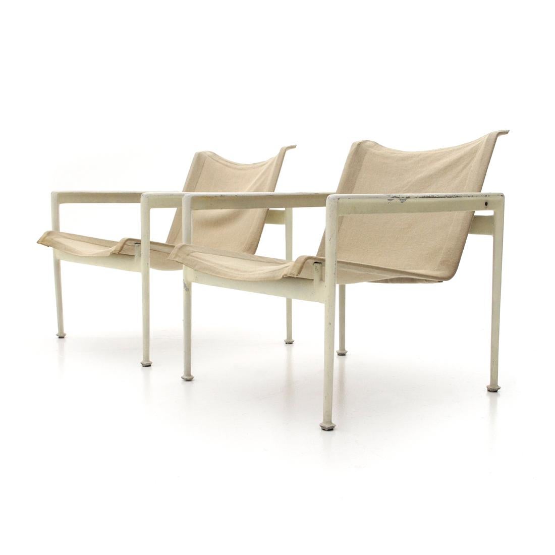 Mid-20th Century Outdoor 1966 Armchairs by Richard Schultz for Knoll, 1960s, Set of Two