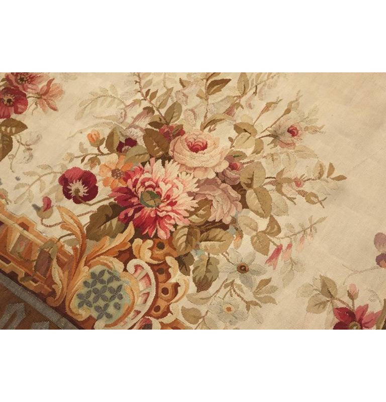 Wool Pair of 19th Century French Aubusson Tapestries