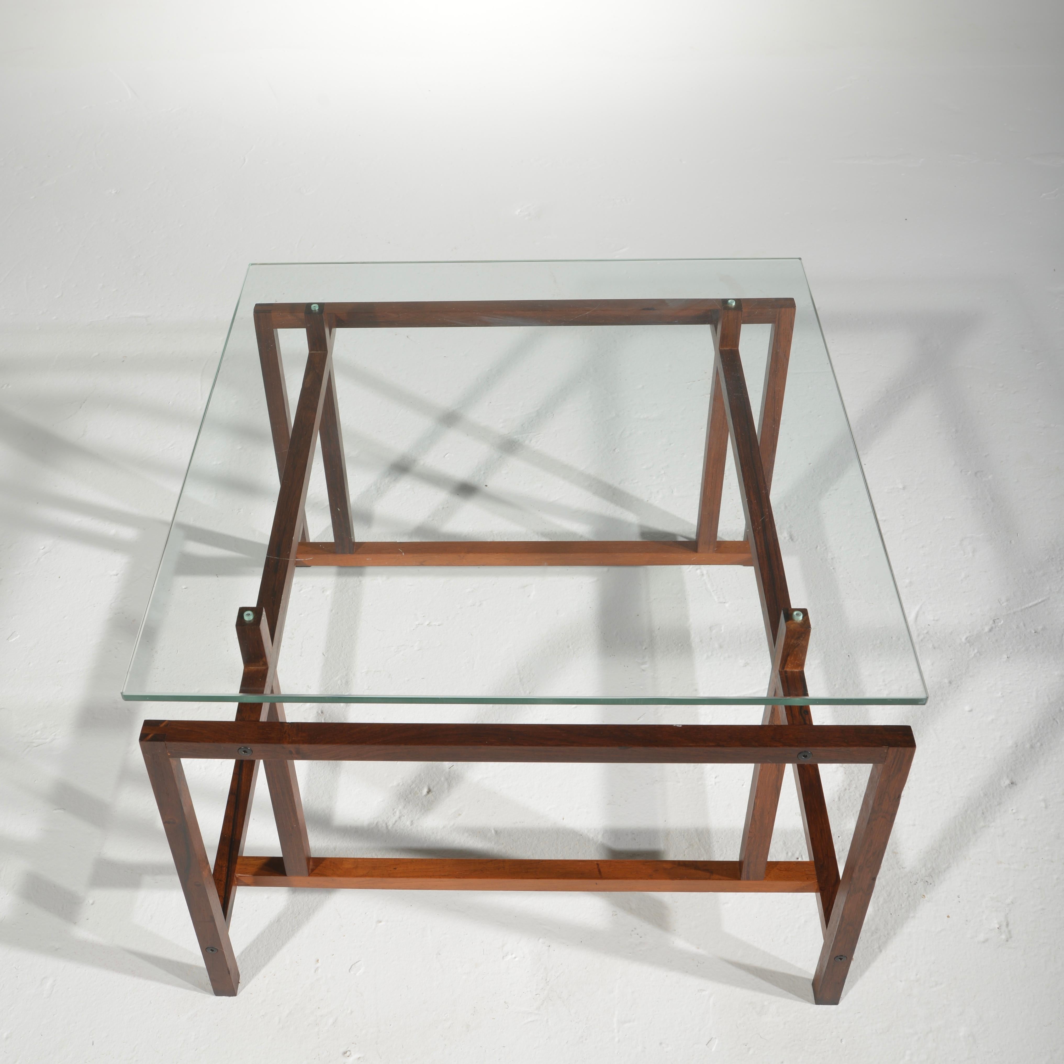 Danish Rosewood Side Table by Henning Norgaard for Komfort 1