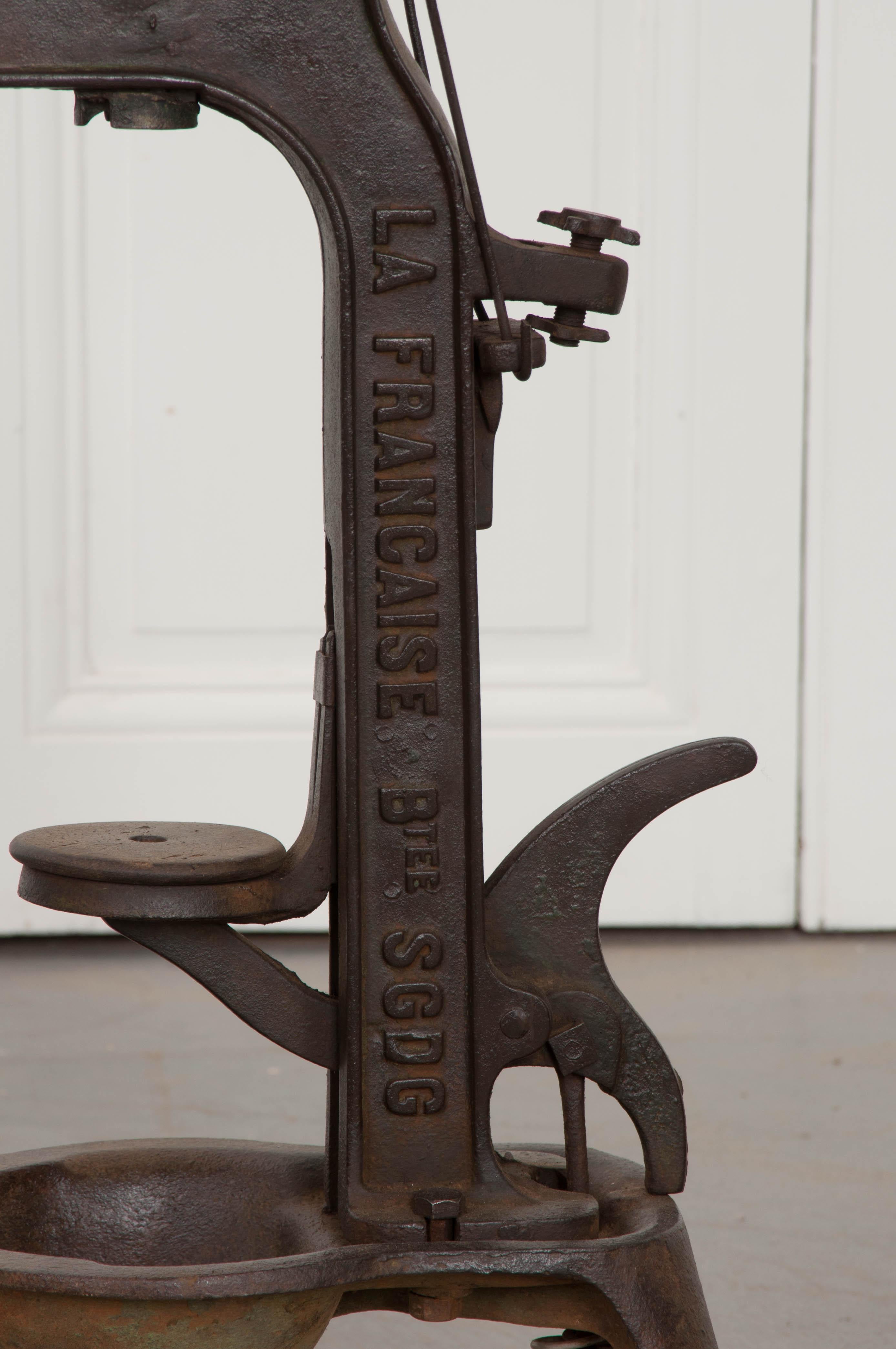 French 19th Century Iron Wine Corker 5