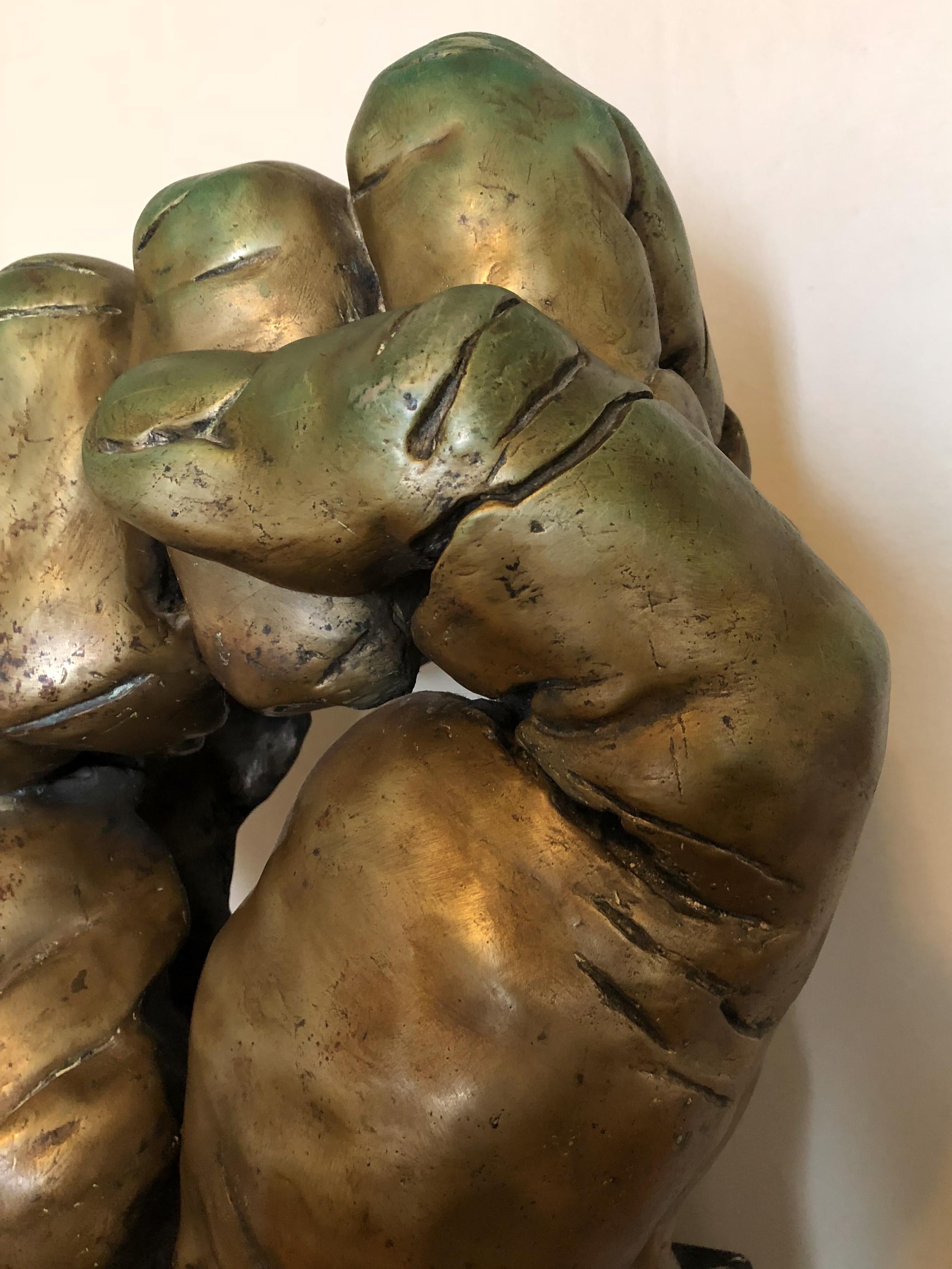 Fist Bronze by Hans Jörg Limbach For Sale 3