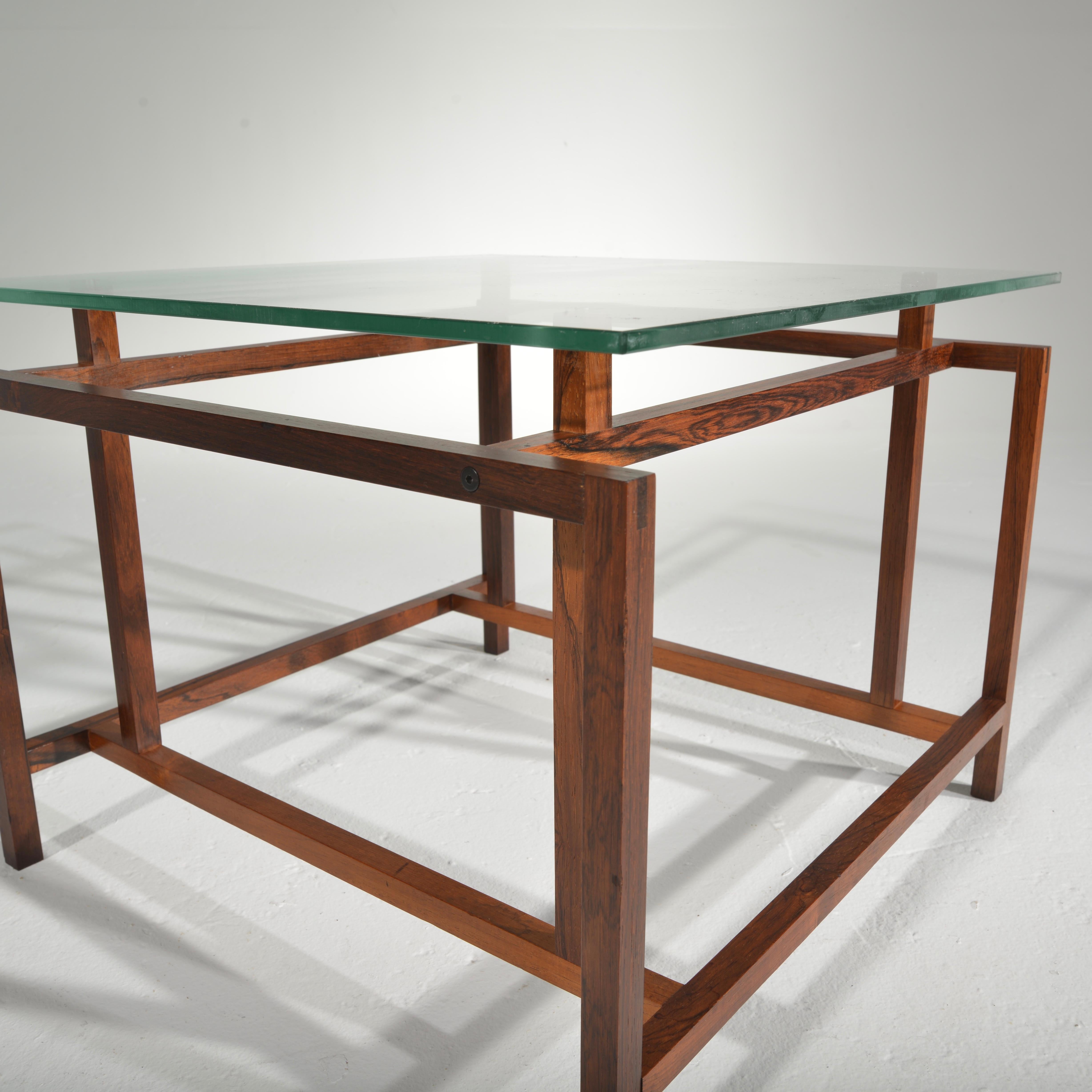 Danish Rosewood Side Table by Henning Norgaard for Komfort 3
