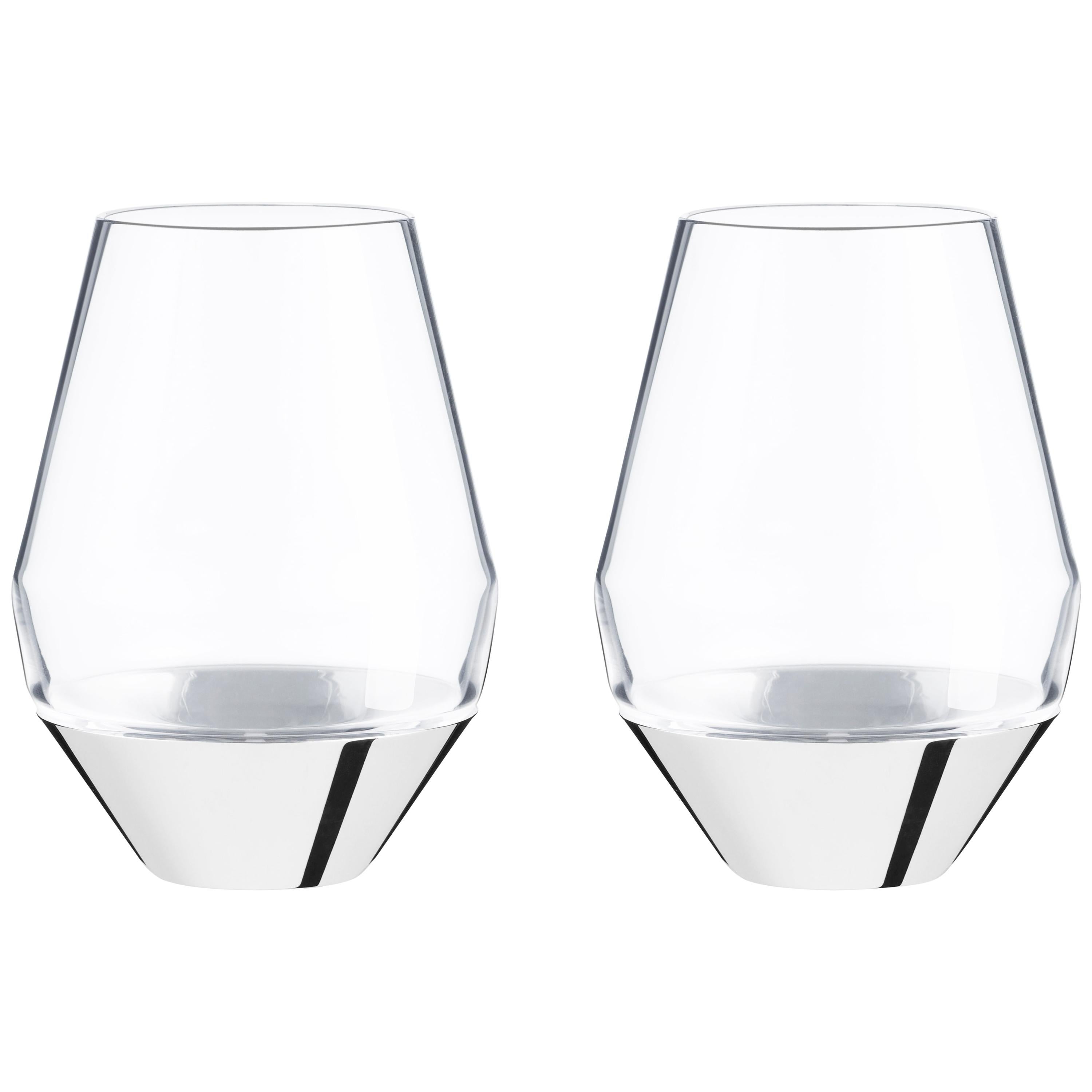 Puiforcat Sommelier Set of Two Dessert Wine Glasses by Michael Anastassiades For Sale