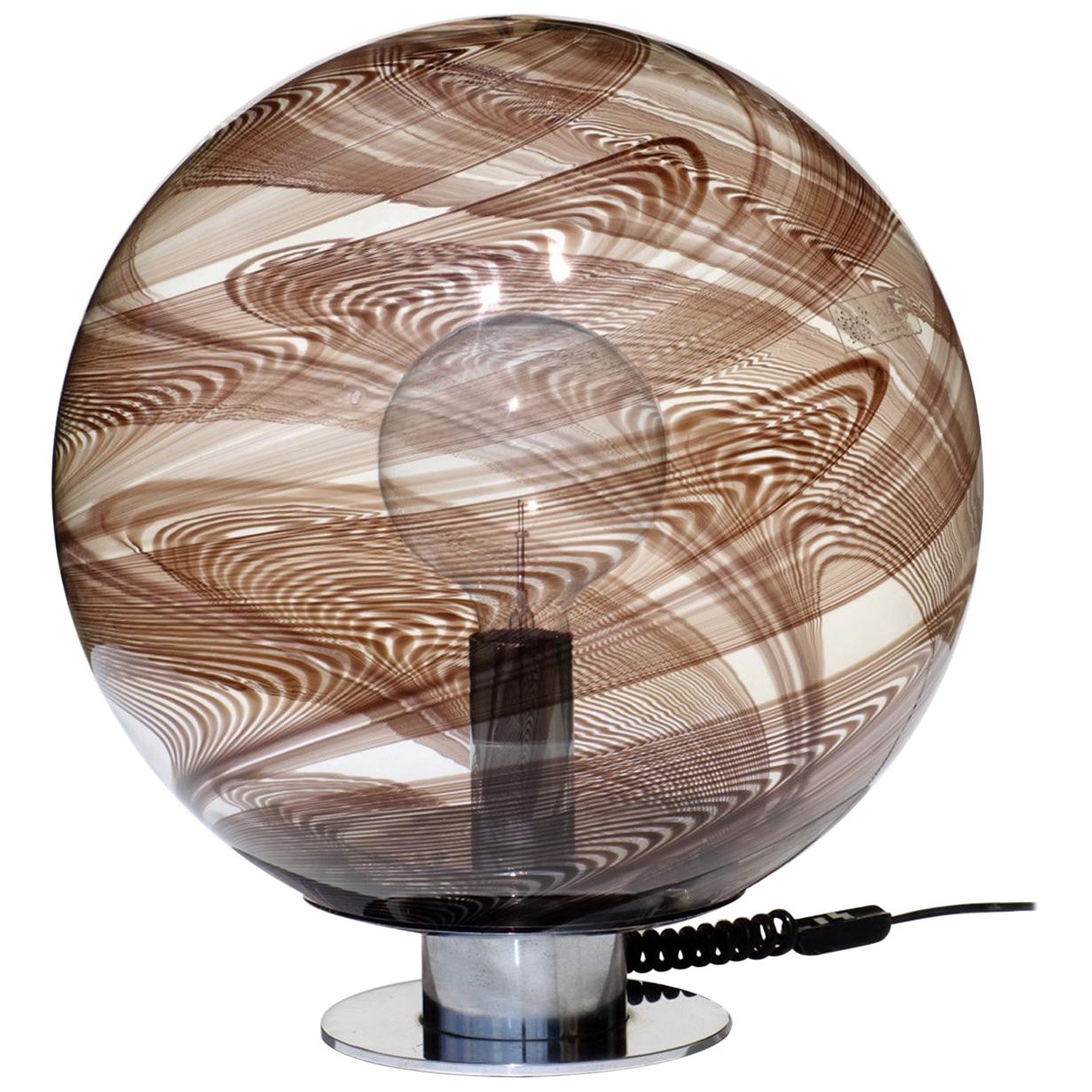Lampada da tavolo in vetro di Lino Tagliapietra Design degli anni '60