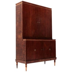 Modernist Cabinet with Copper Details, 1940s