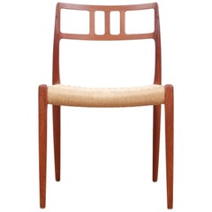 Mid-Century Modern Danish Set of Six Chairs in Teak
