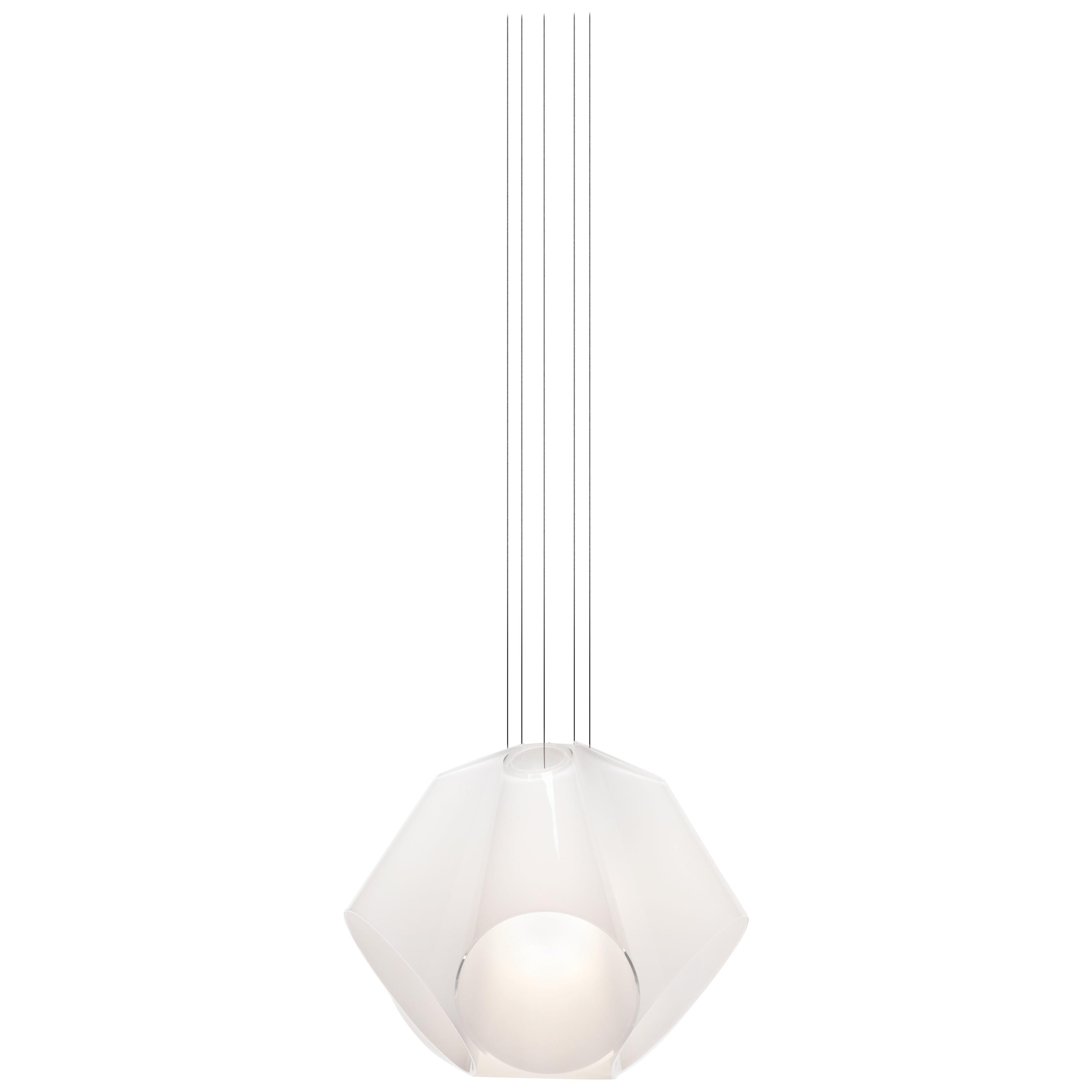 Superbe lampe à suspension blanche Established & Sons de Matali Crasset en vente