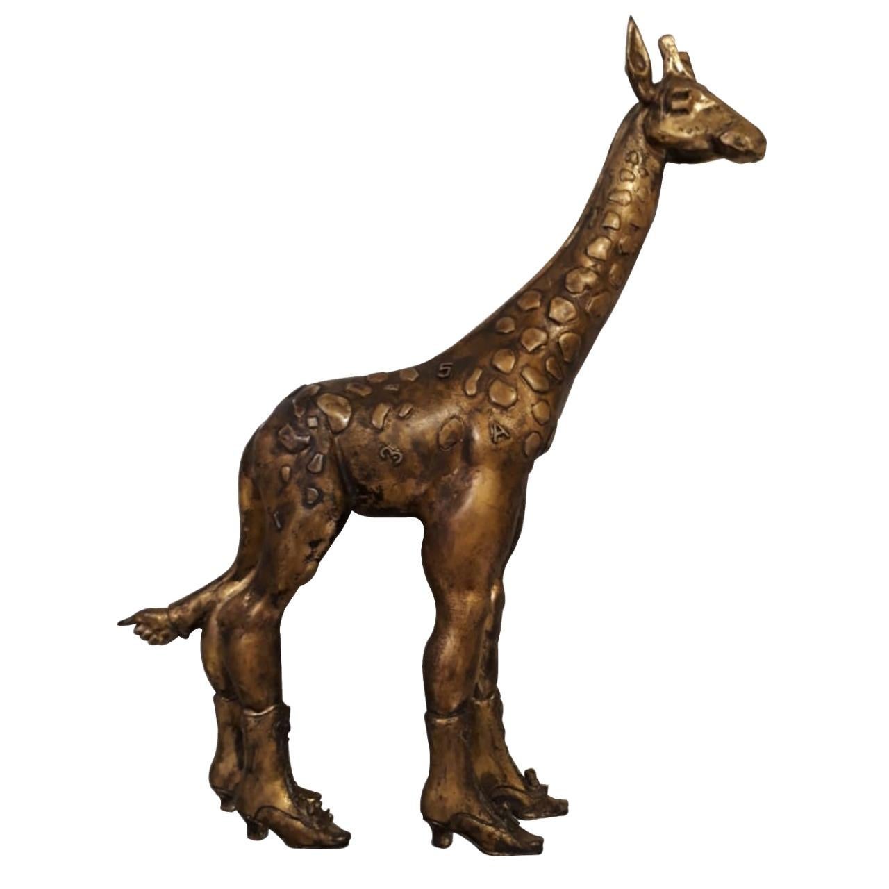 Pedro Friedeberg Giraffe Metal Sculpture