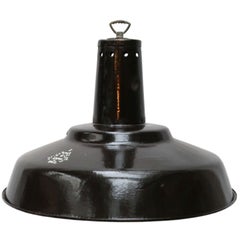 Brown Enamel Vintage Industrial Pendant Lights