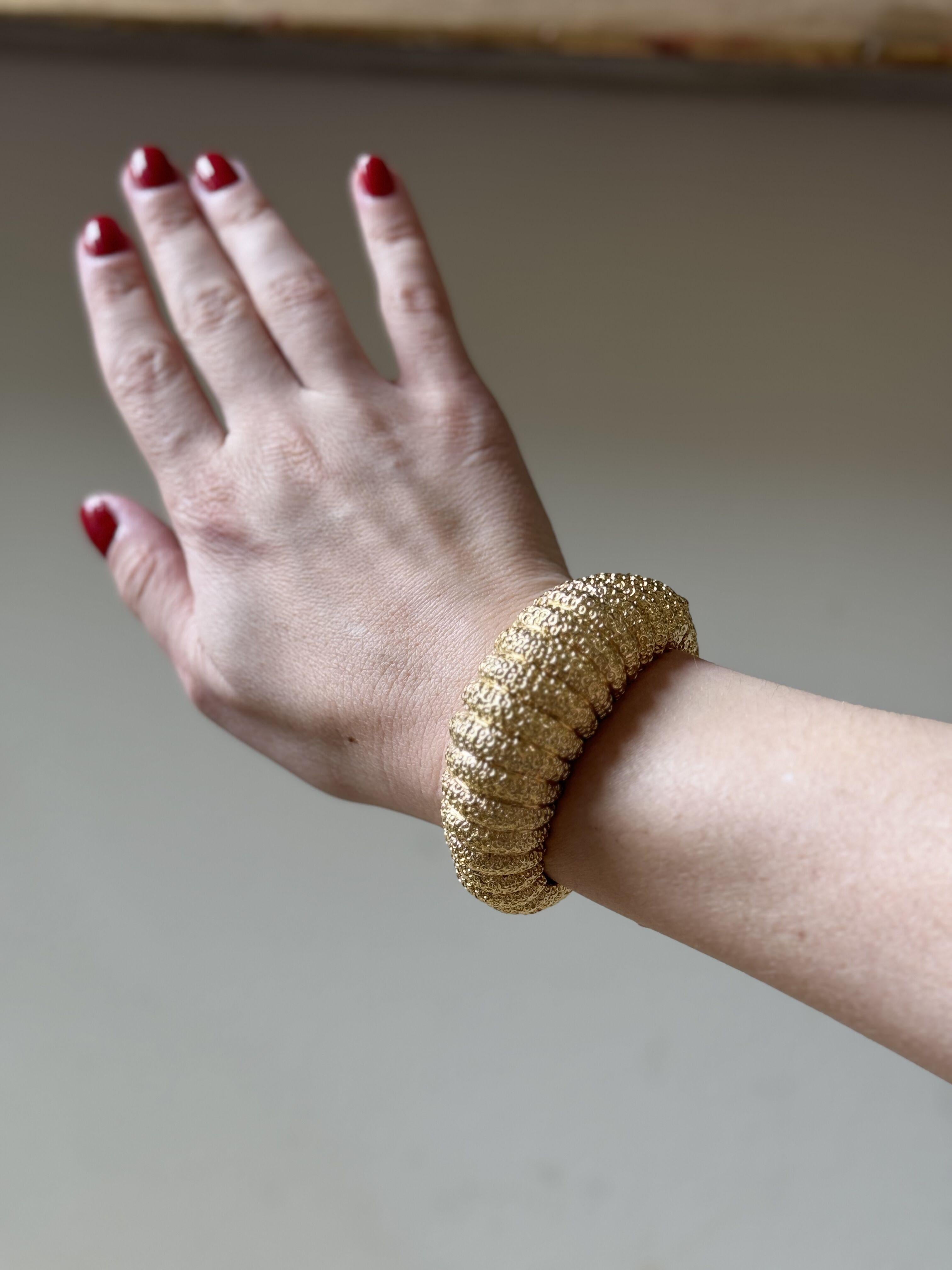 David Webb Sea Urchin Gold Manschettenarmband 3